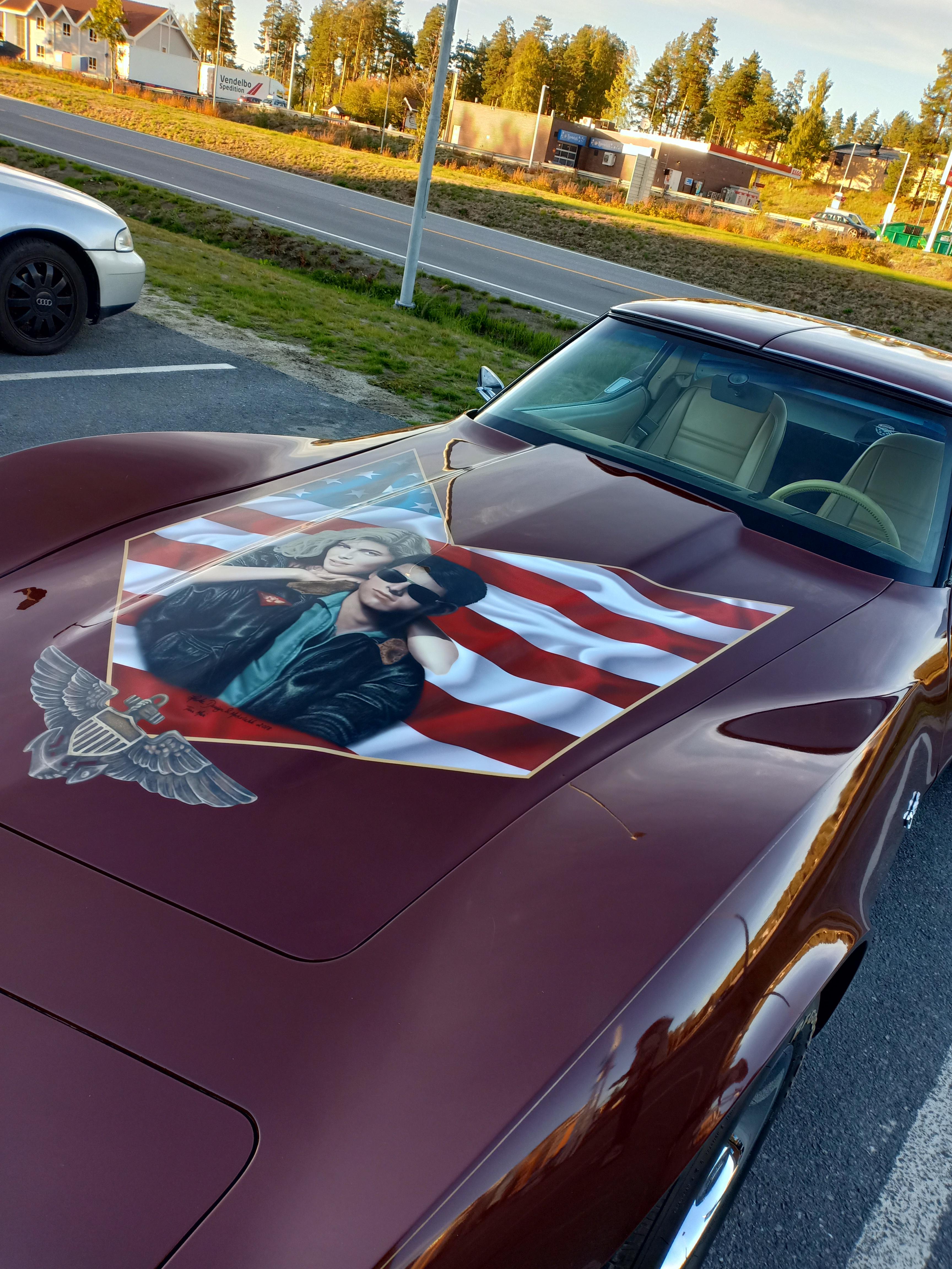 This Top Gun paintjob, found in Norway r/ATBGE