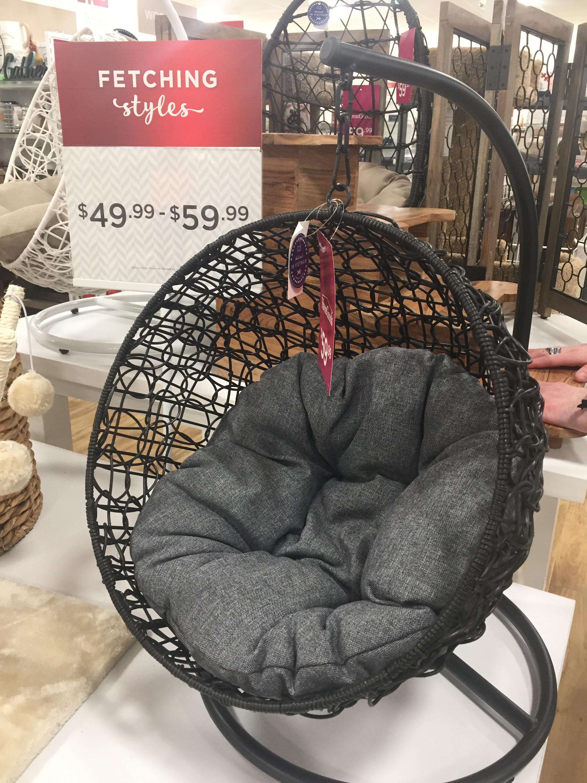 PSA Homegoods has hanging chairs for your cat r/cats