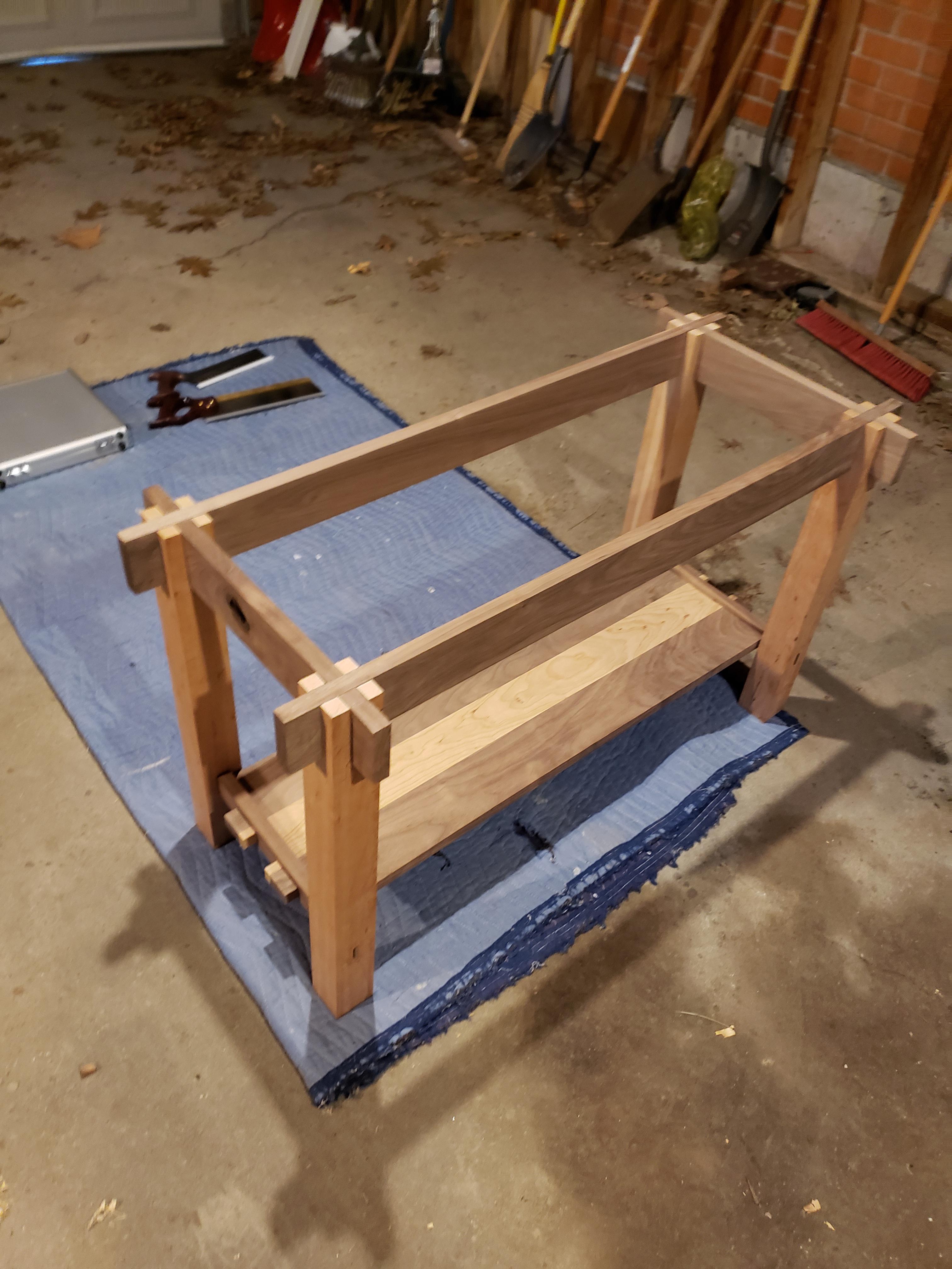 Test fitting went well for my new coffee table! r/woodworking