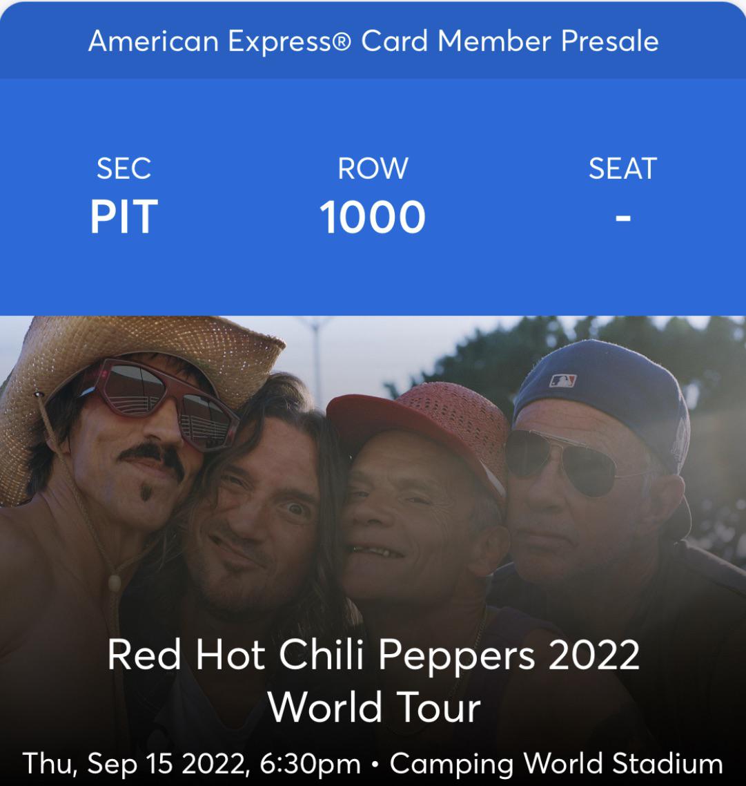 I love this band, I bought tickets because I have to see this…. I will