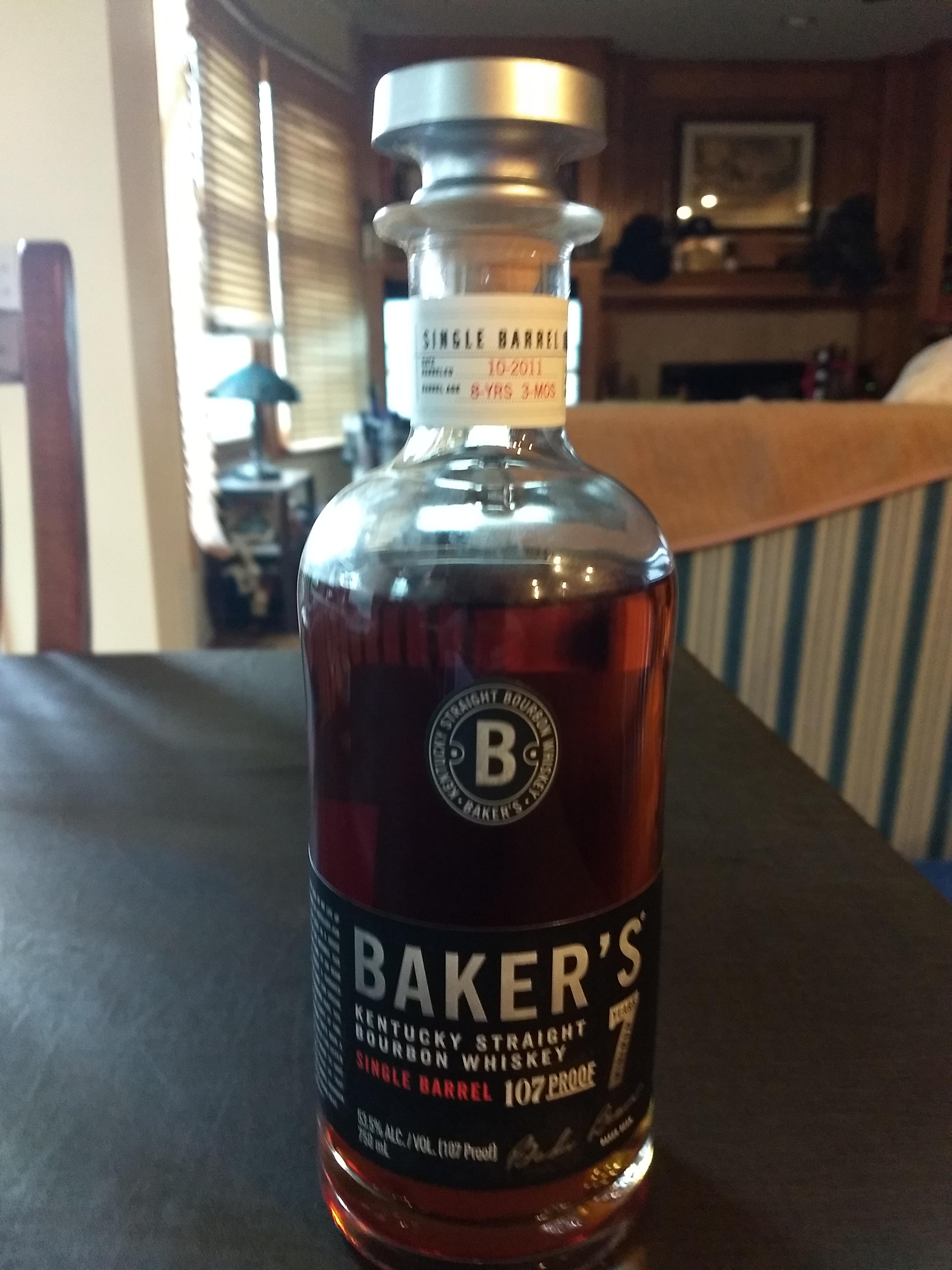 Baker's Bourbon, got this the other day and it's pretty good, very