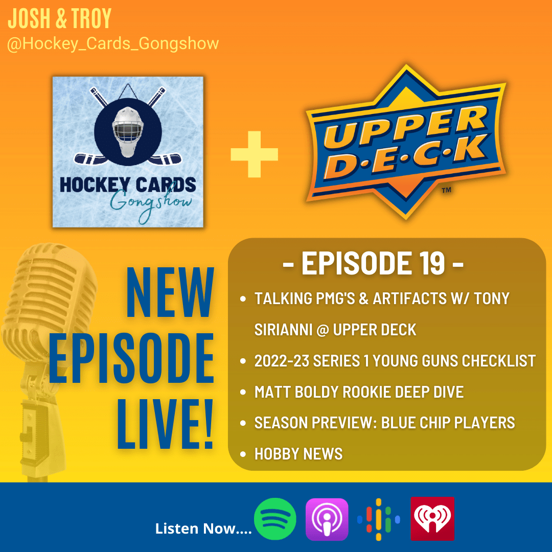 New Hockey Cards Gongshow podcast episode Interview w/ Tony Sirianni