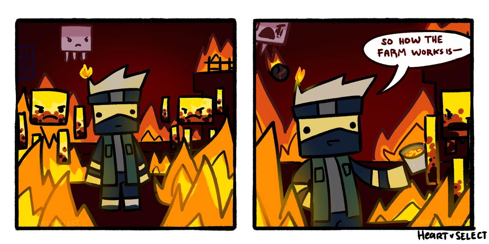 the chaos that was the making of etho's blaze farm HermitCraft