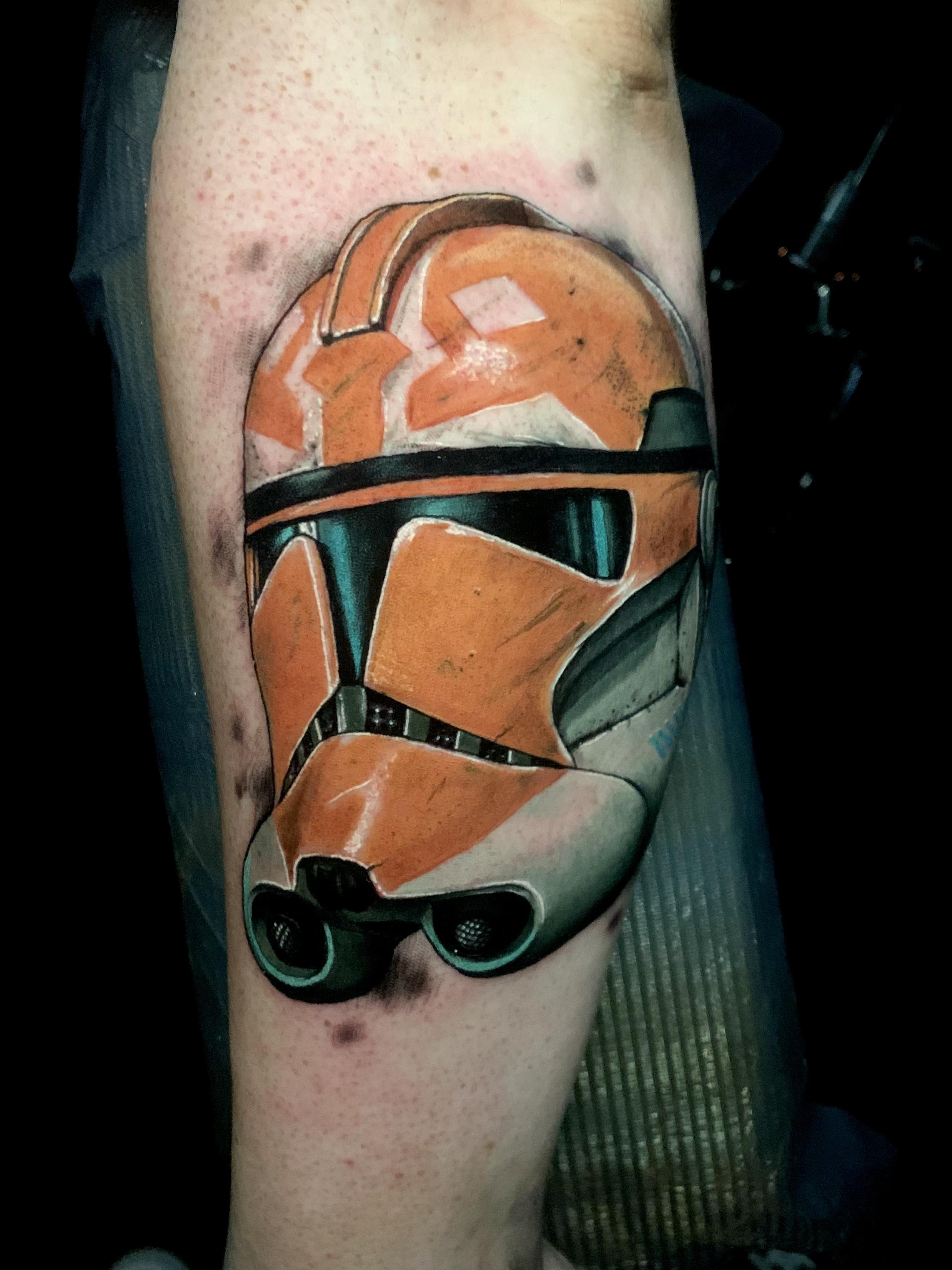 Aggregate more than 66 clone trooper helmet tattoo best in.eteachers