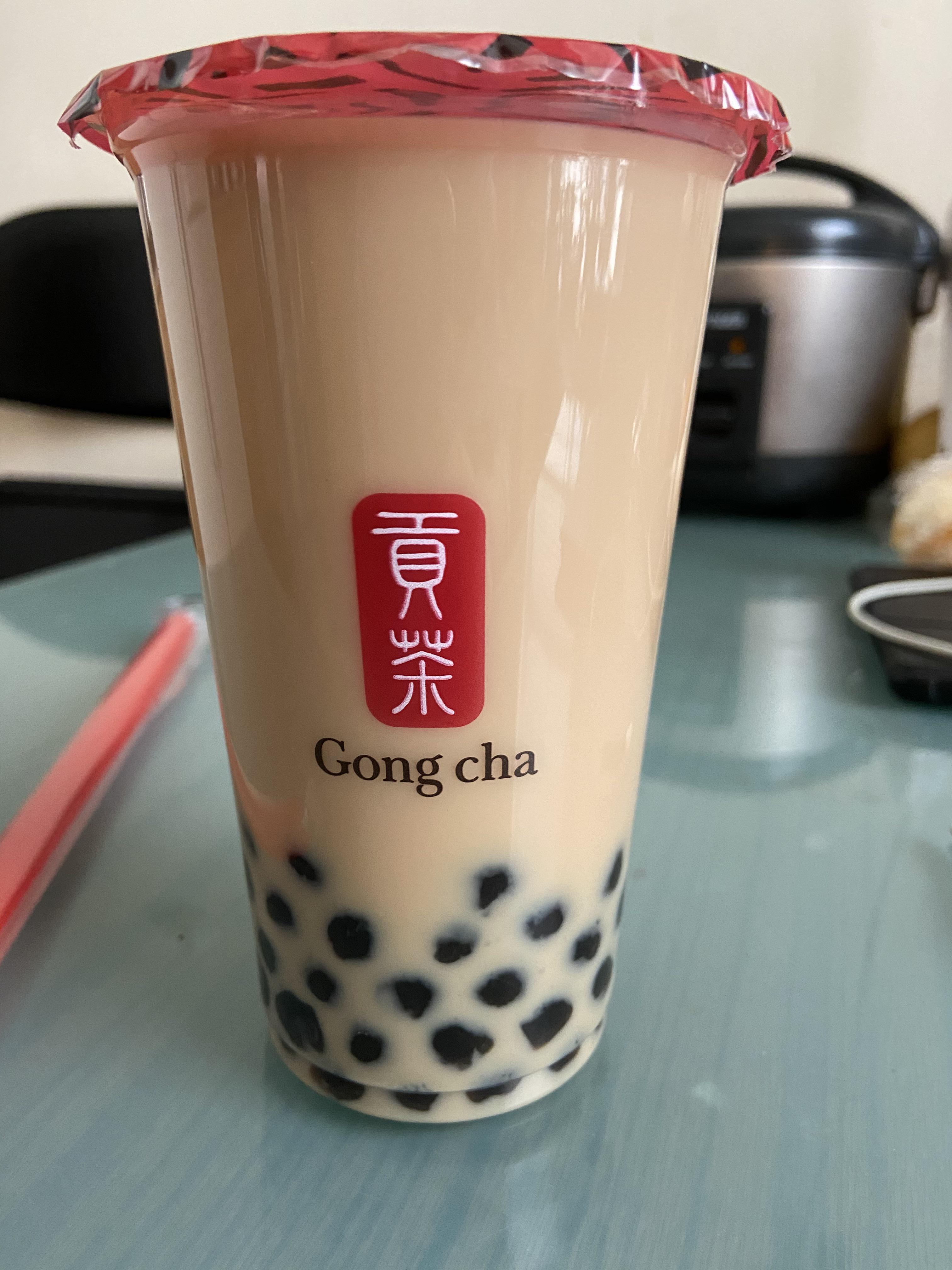 Earl Grey Tea Latte with Pearls from Gong Cha r/bubbletea