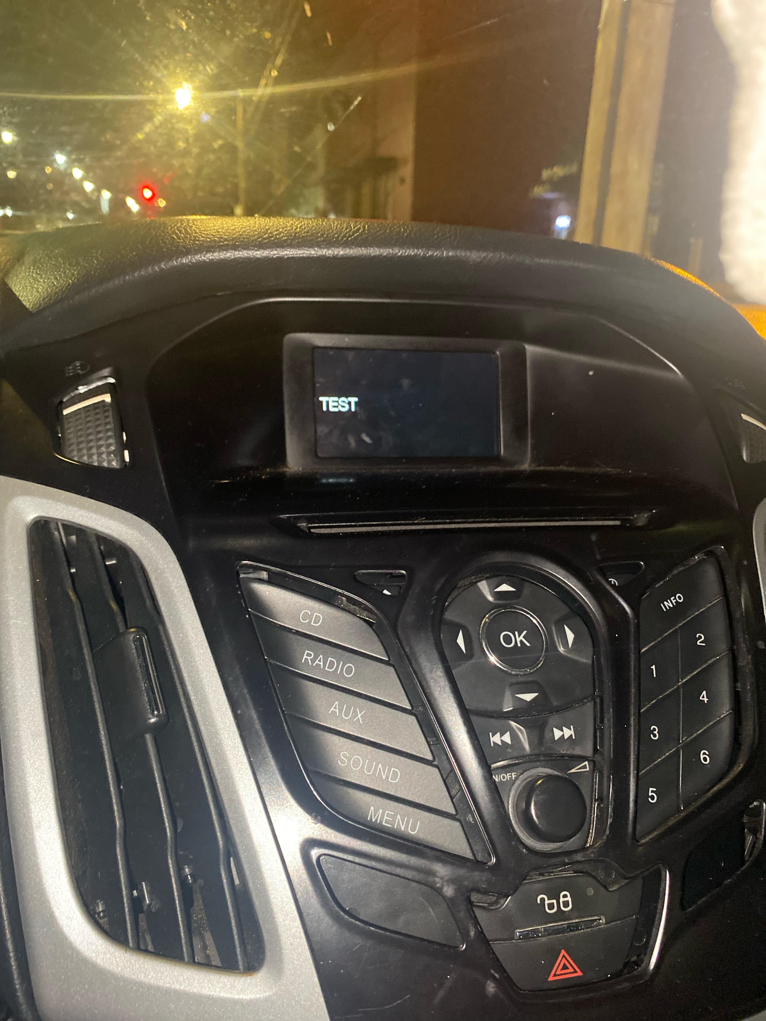 MDF Information Screen for radio wont work r/FordFocus