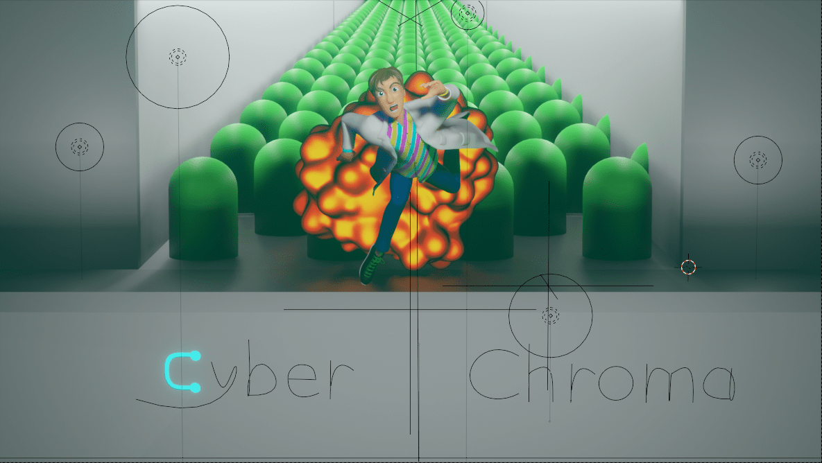 For a 5 second animation where the camera won't move, what's a good workflow for interesting
