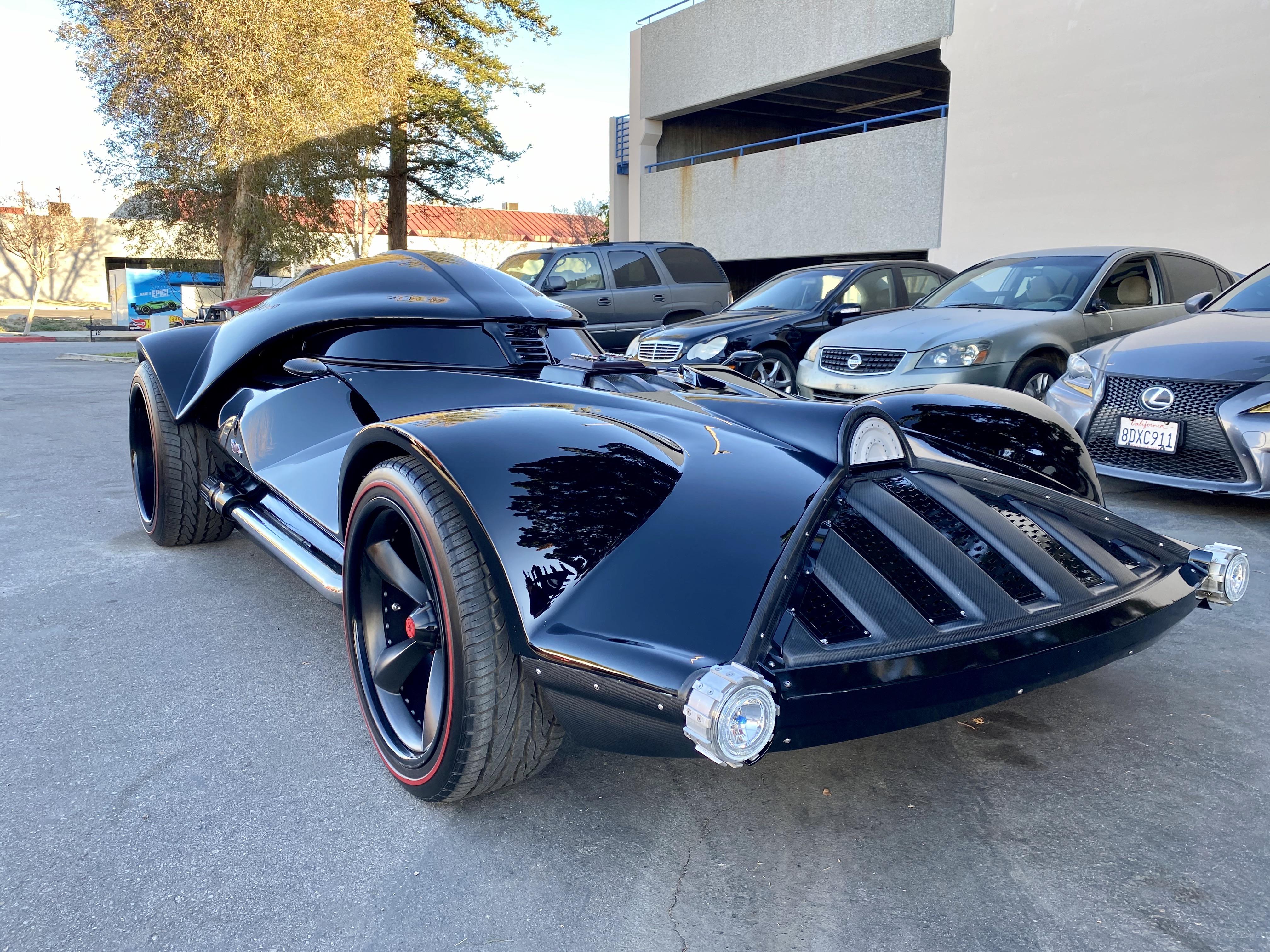 Hot Wheels Darth Vader car! StarWars