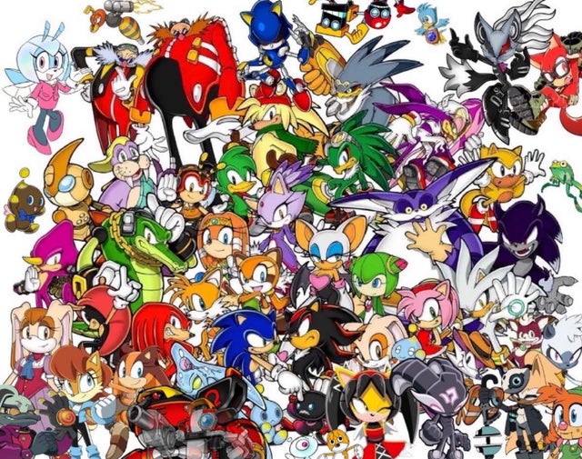 Official All Sonic Characters SonicTheHedgehog