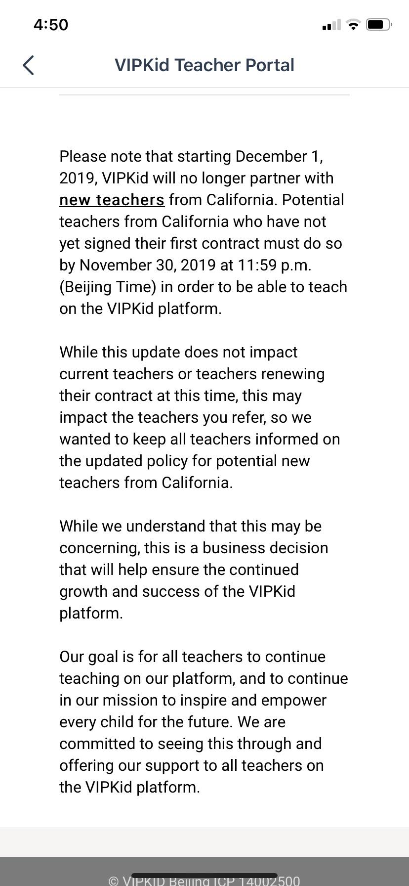 Why are there No more California teachers on VIPKid? r/vipkid