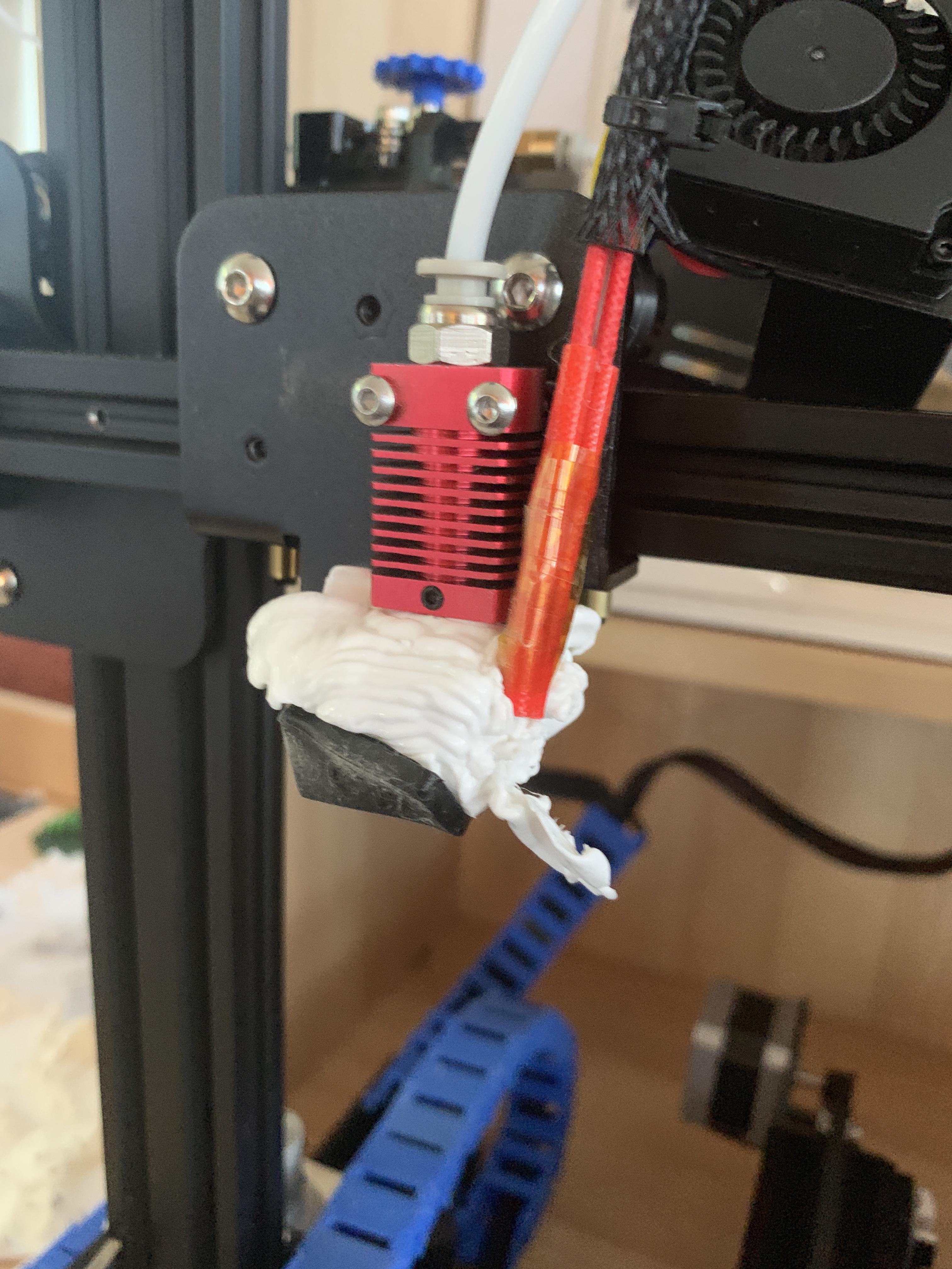 First nozzle clog... what should I do(Ender 3 Pro) FixMyPrint