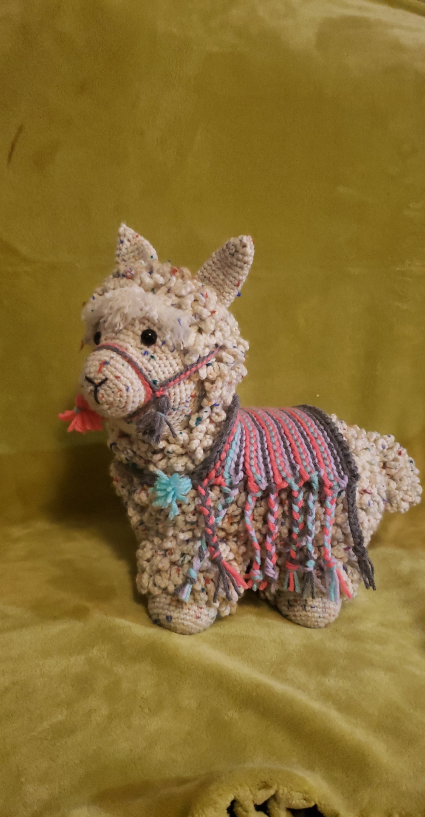 My llama no drama, fiesta version. Patten is llama no drama on