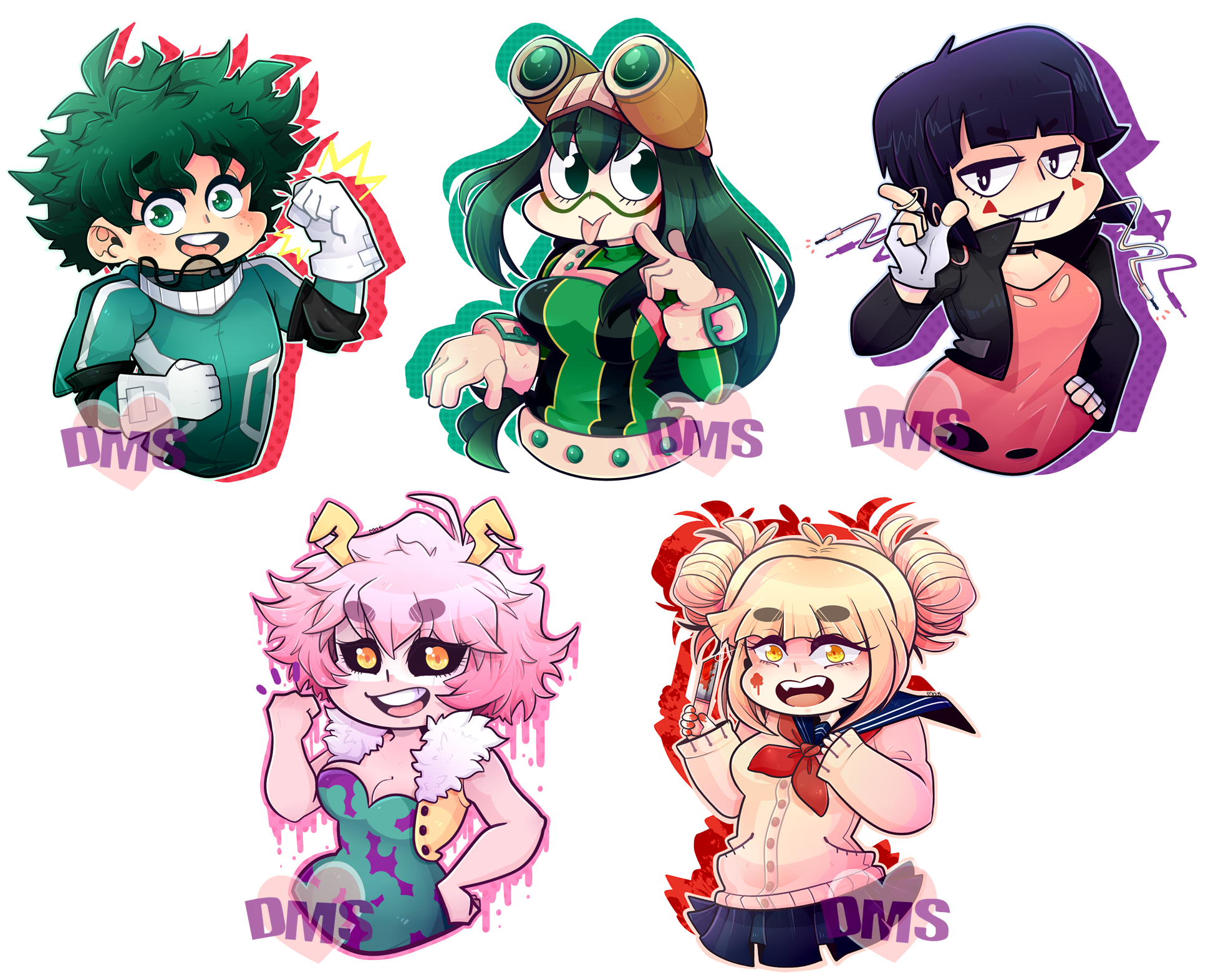 The Girls +Deku (Fanart by Me) r/BokuNoHeroAcademia