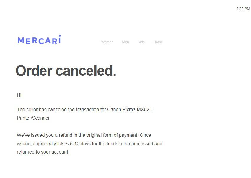 I've requested a return and started to send details about the item that