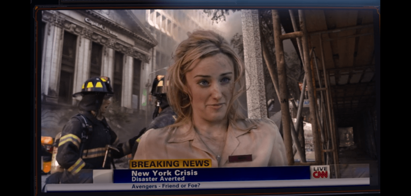 I had no idea our girl Ashley Johnson was in Avengers. She's only in it