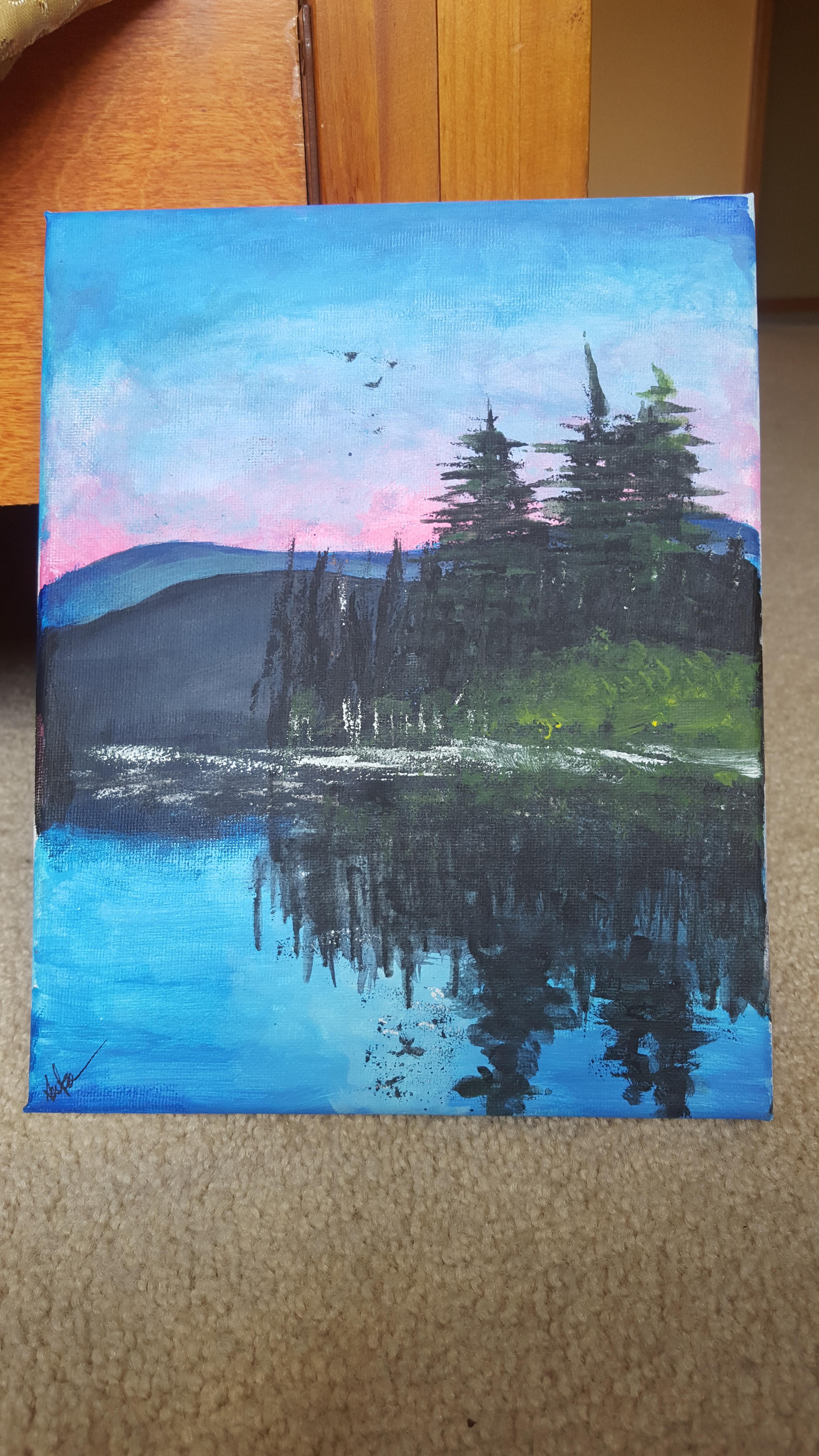 First time painting in quite a while, decided to follow a Joy of