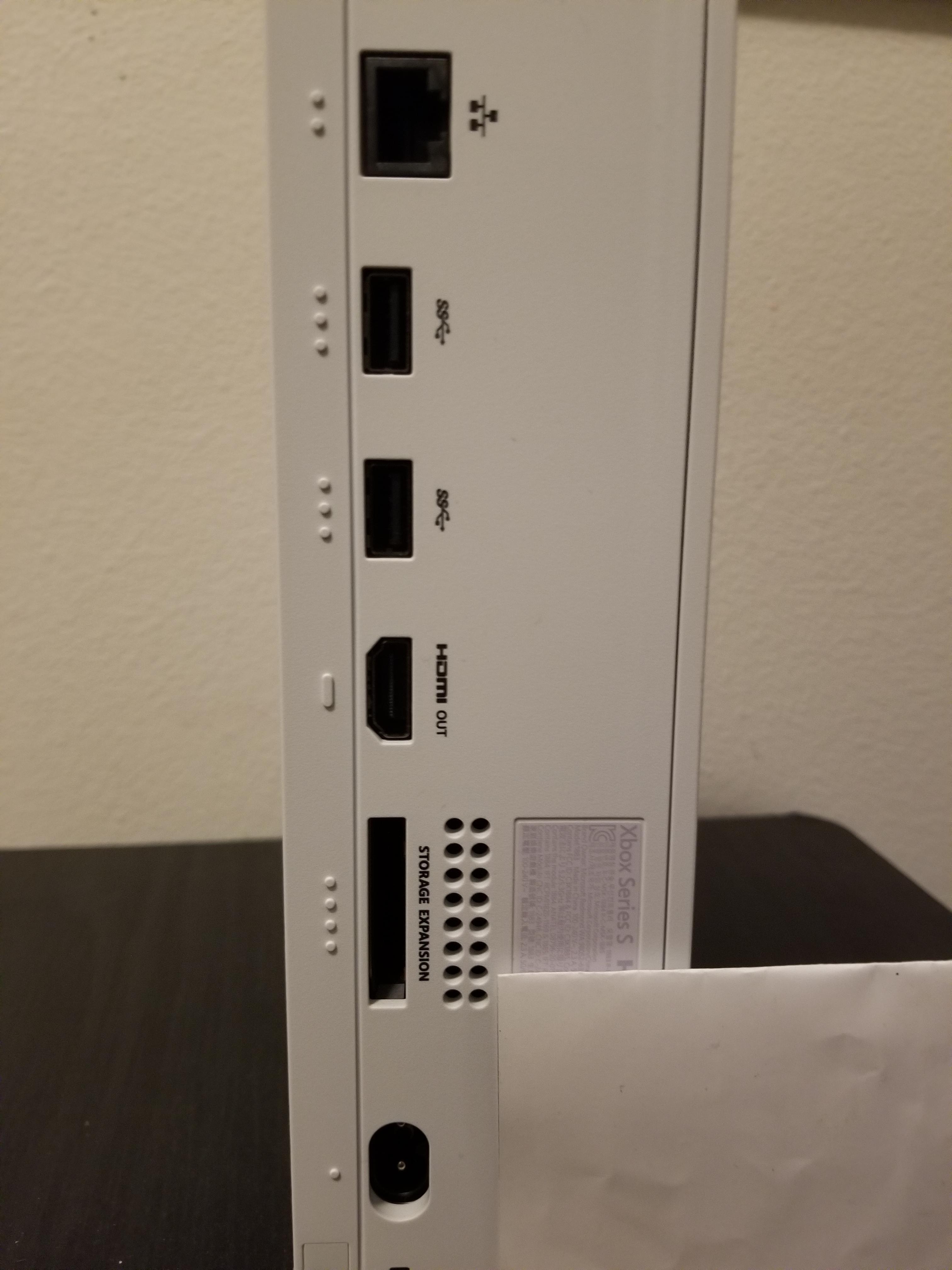 Fun fact. Looking at the back of my series S... I discovered that the