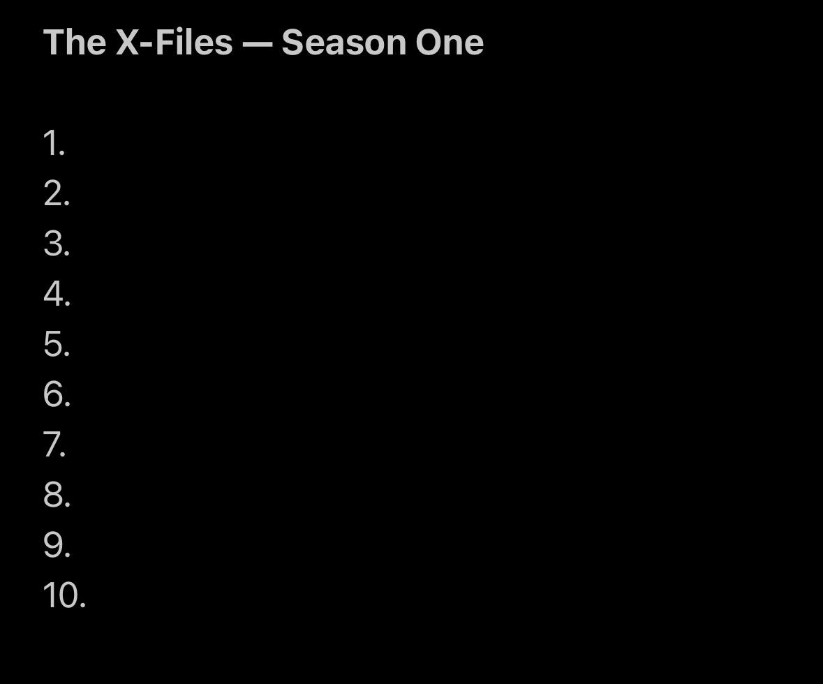 TOP 10 *SEASON 1* XFILES episodes voted by you. The most upvoted