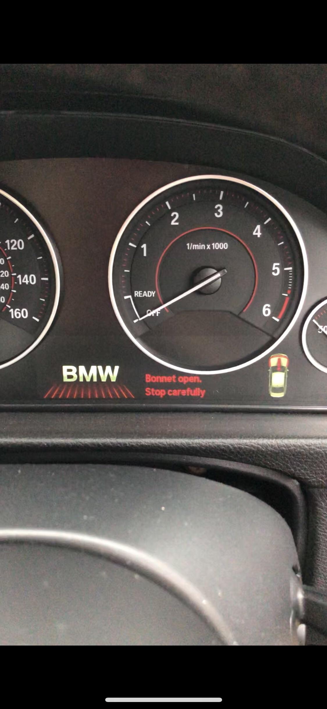 So on my 2015 320d, I keep on getting the same two warnings most