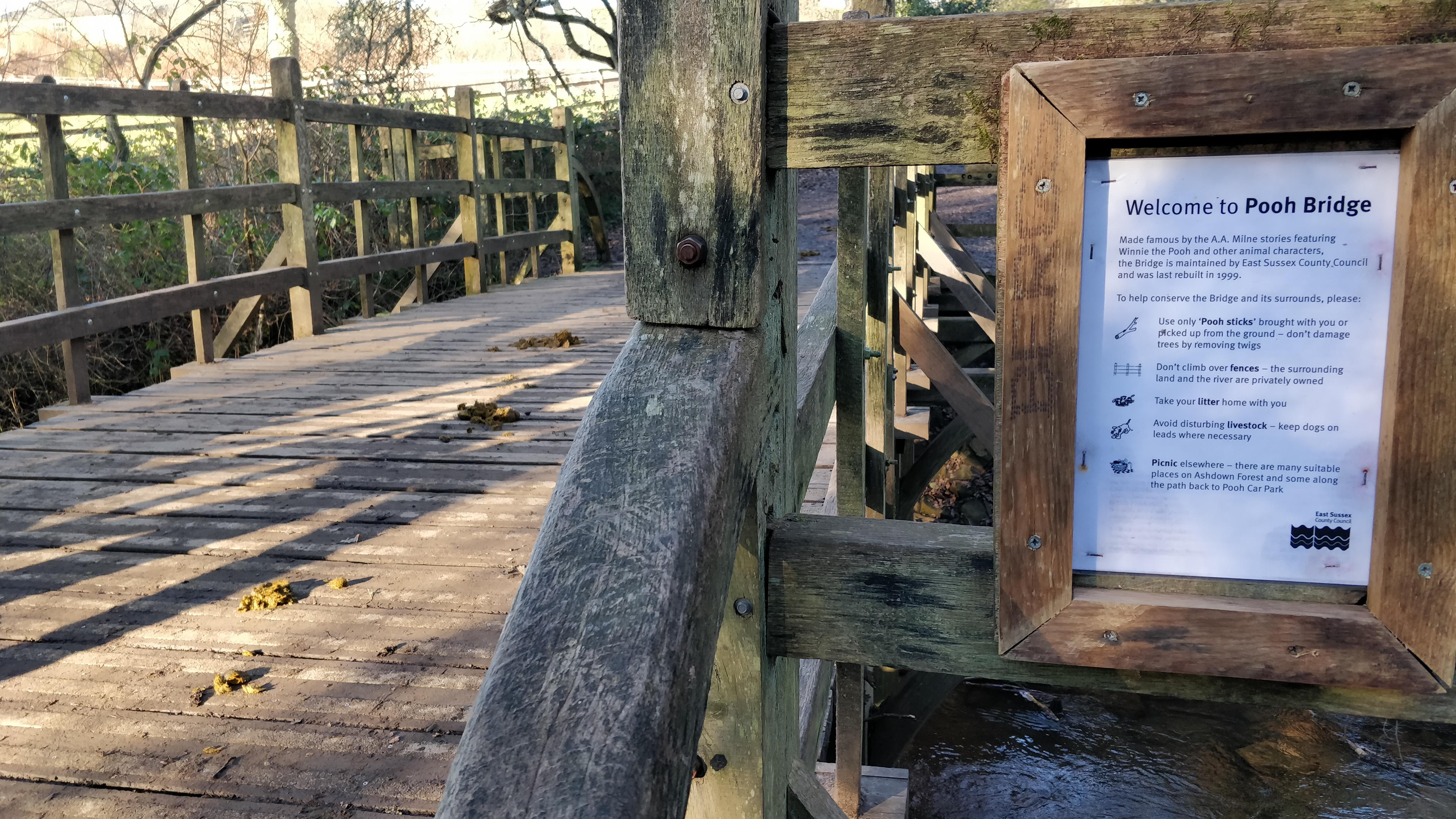 Pooh Bridge Hartfield UK living up to its infamy r/pics