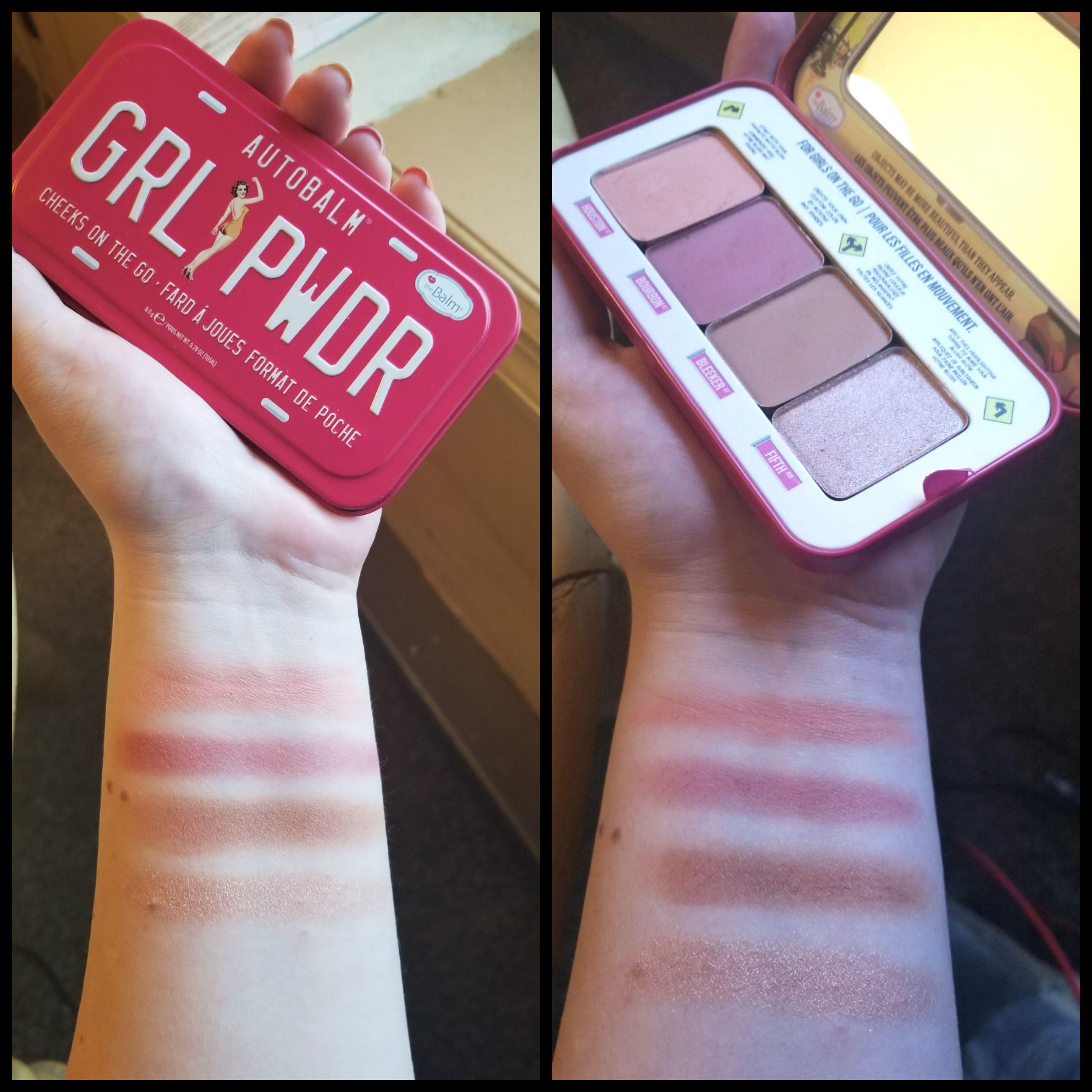 The Balm Cosmetics Girl Powder blush quad from Ipsy GBP is