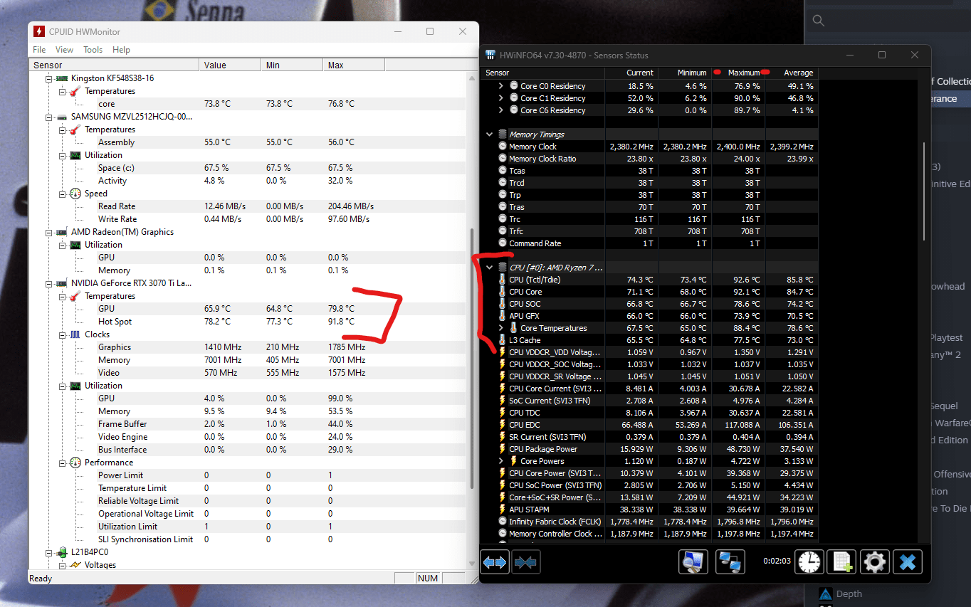 Laptop is very hot to the touch at the top center of keyboard. Are