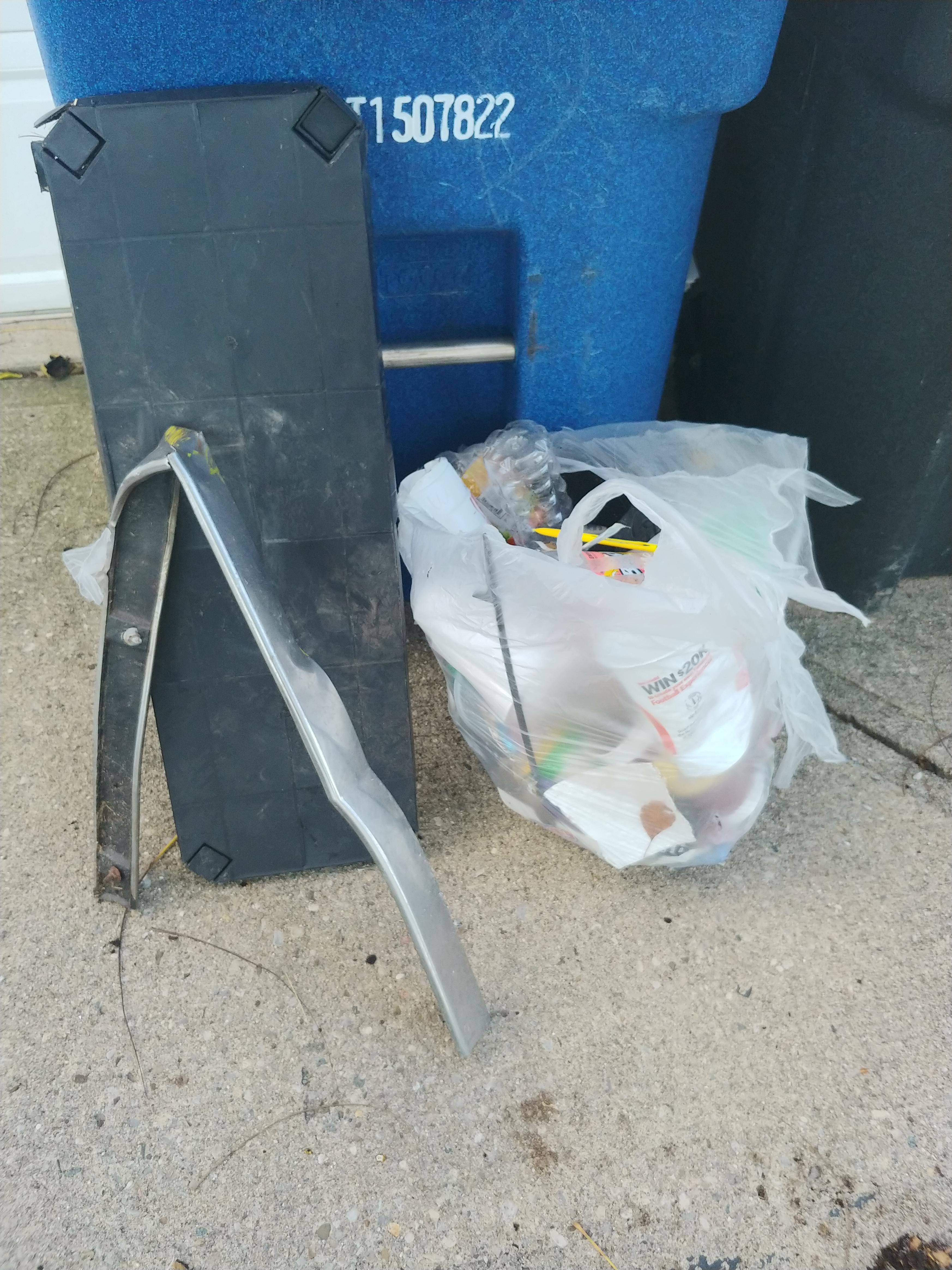 I picked up this trash on a run this morning. Now it's your turn! Go