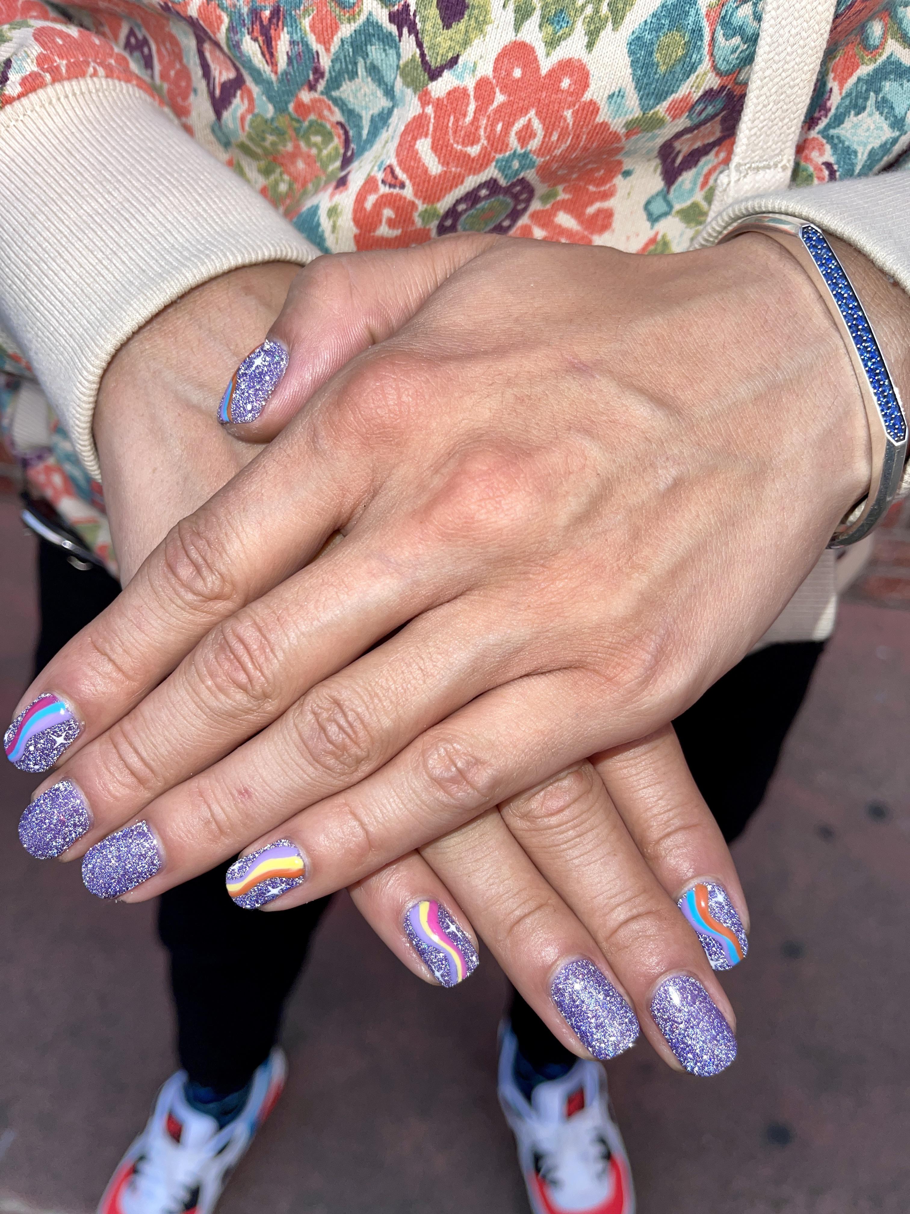 Nyan cat inspired r/NailArt