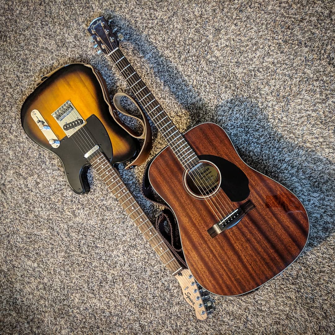 Two of the cheapest Fender guitars you can buy, they are still pretty beautiful instruments. r