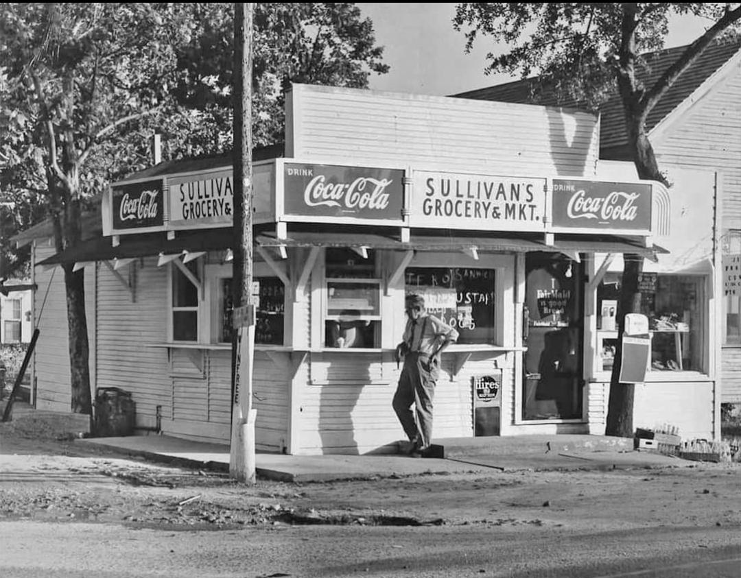 Sullivan's Grocery and Market in Dayton, Liberty County. 1950. r