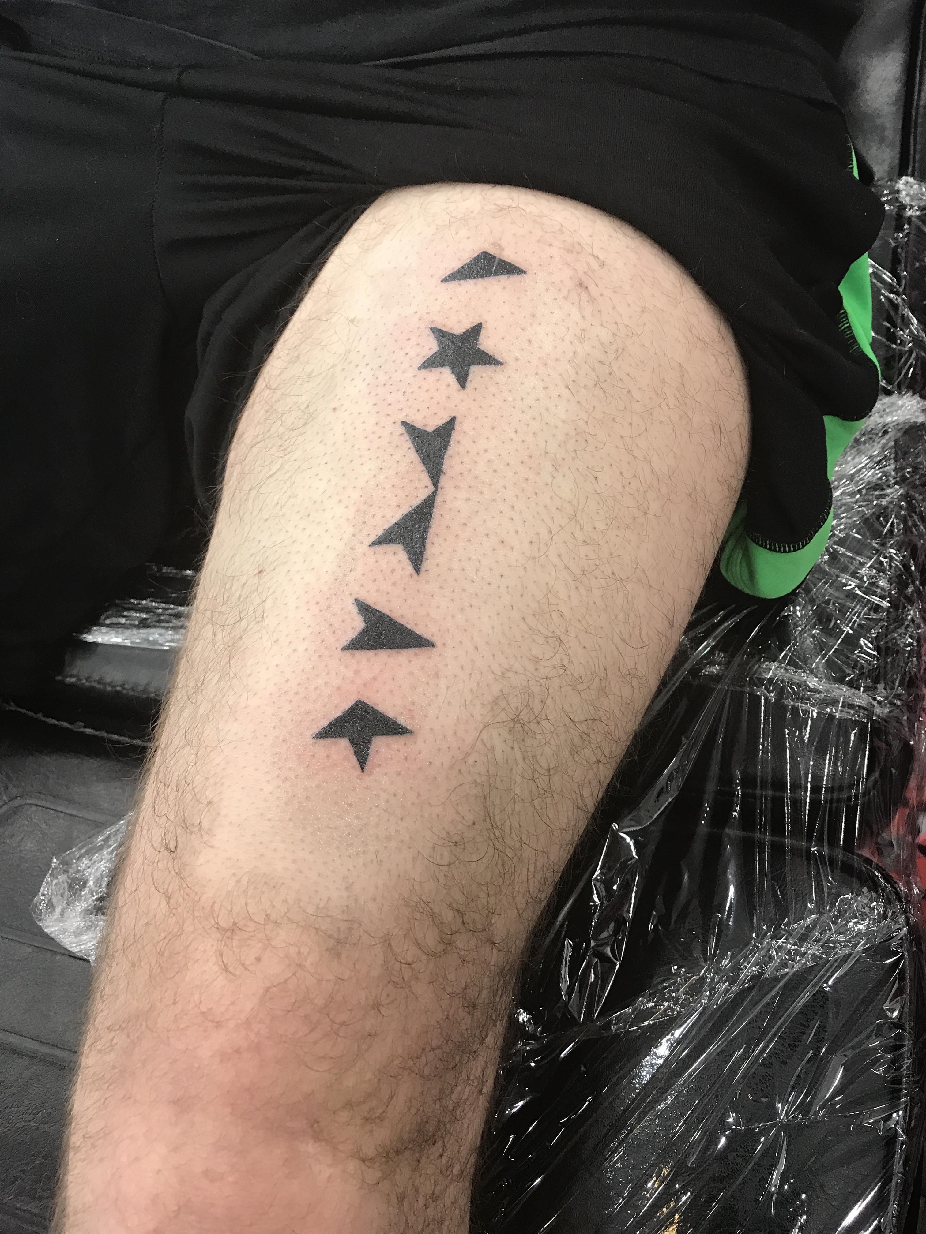 Bowie Blackstar, my first tattoo. Thanks to Bambi from Jackalope Tattoo