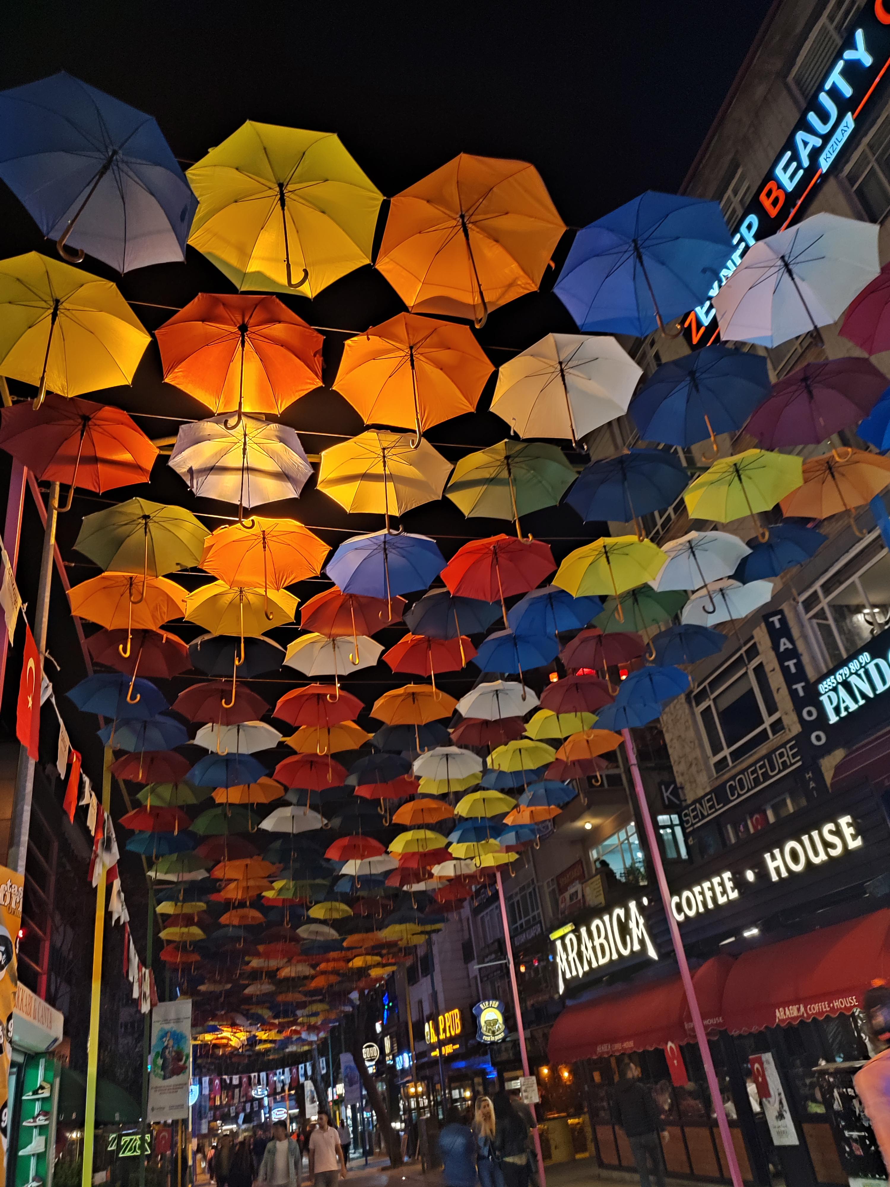 [OC] Umbrella Street in Ankara, Turkey r/pics