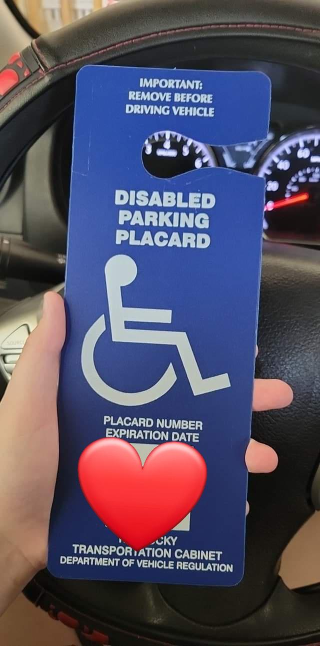 I got my Disability Parking Permit! r/disability