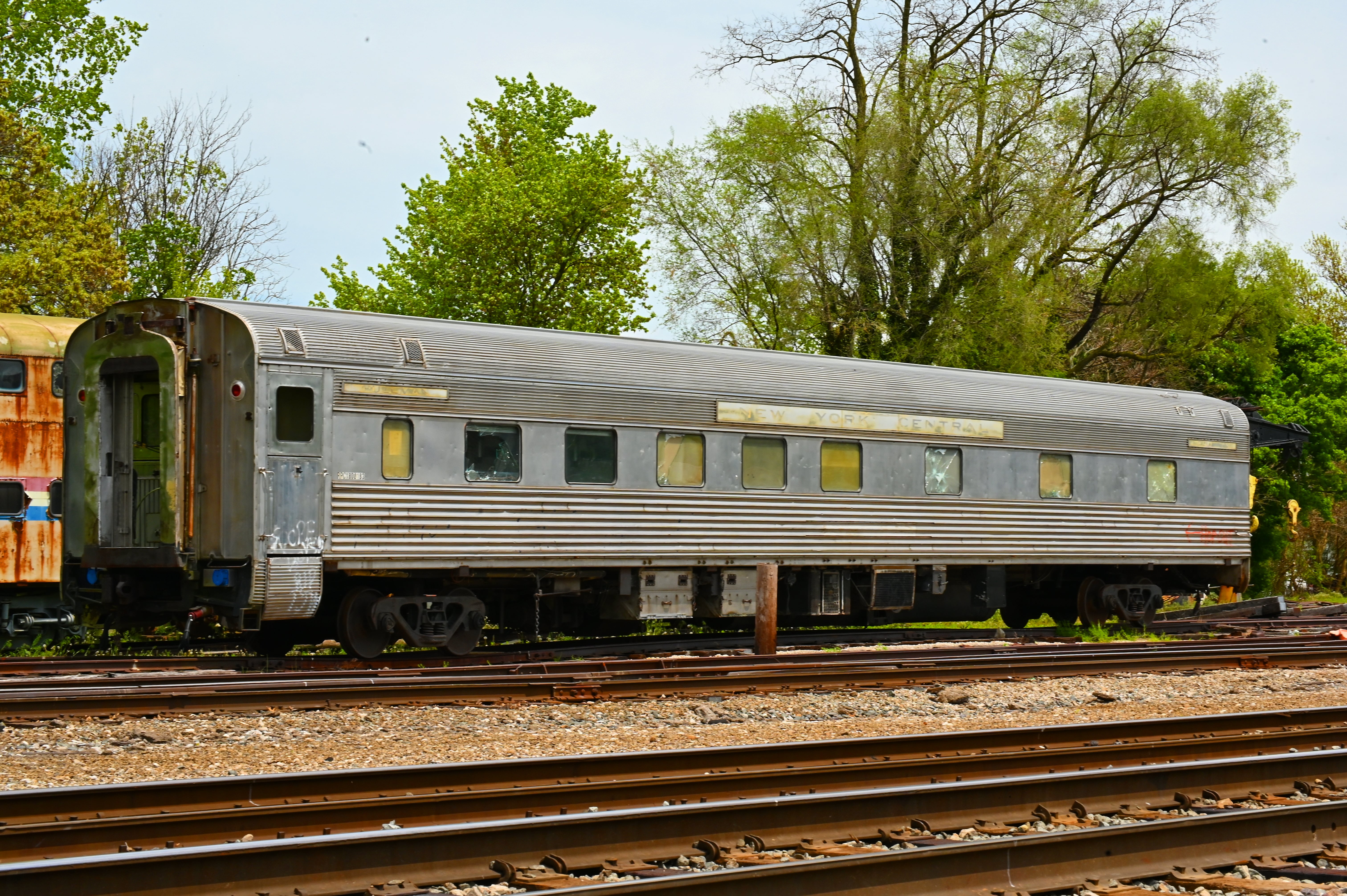 A New York Central sleeper in Bellevue, Ohio TrainPorn
