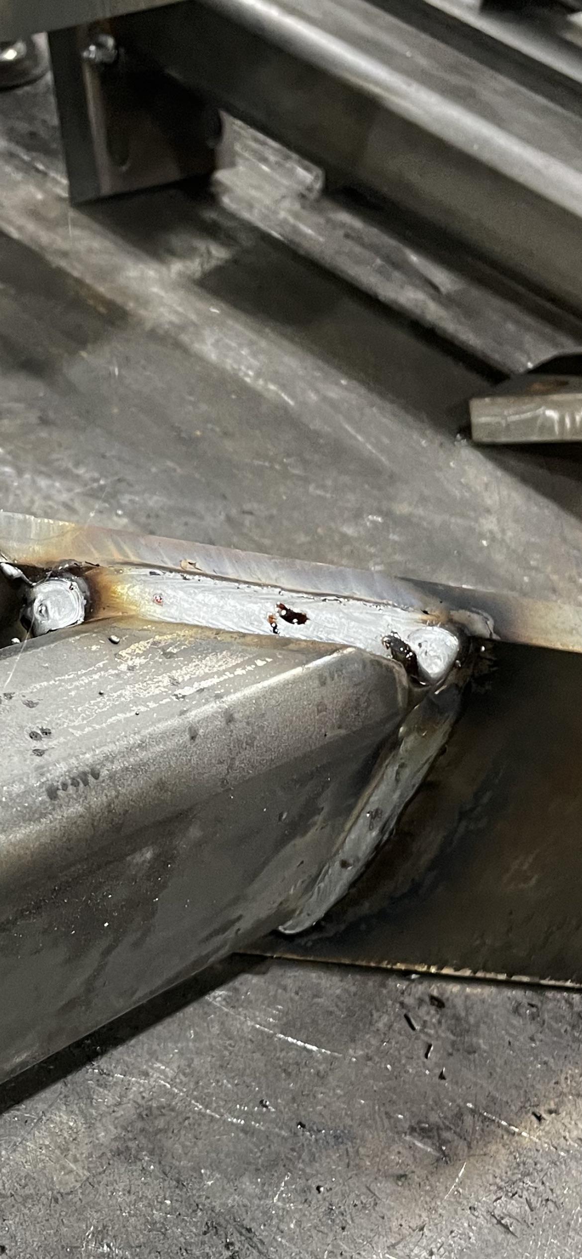 Just looking for any tips for spray transfer. Thanks r/Welding