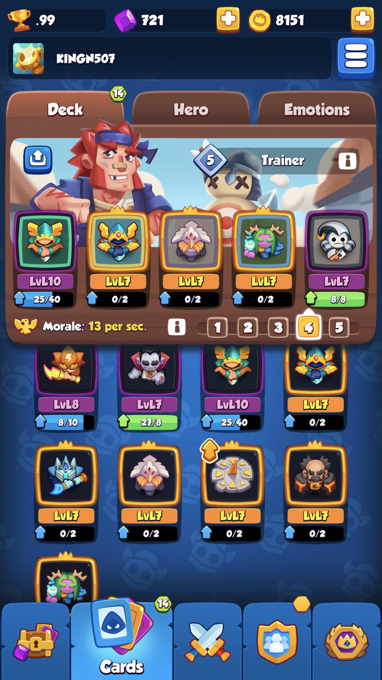 What the best coop deck i can build with these cards ? r/RushRoyale