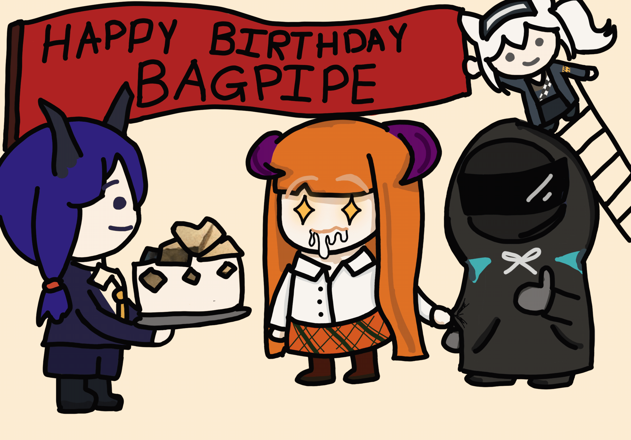 Happy birthday Bagpipe! My love, hope and joy. r/arknights