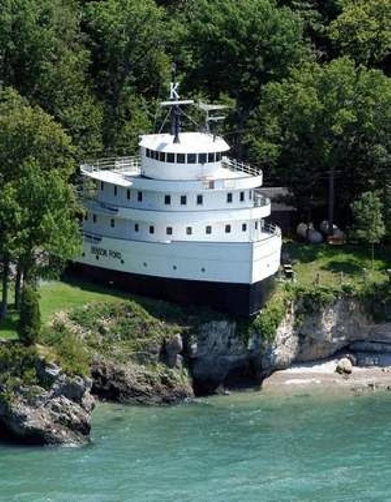 Benson Ford Ship House, on South Bass island shore near PutInBay