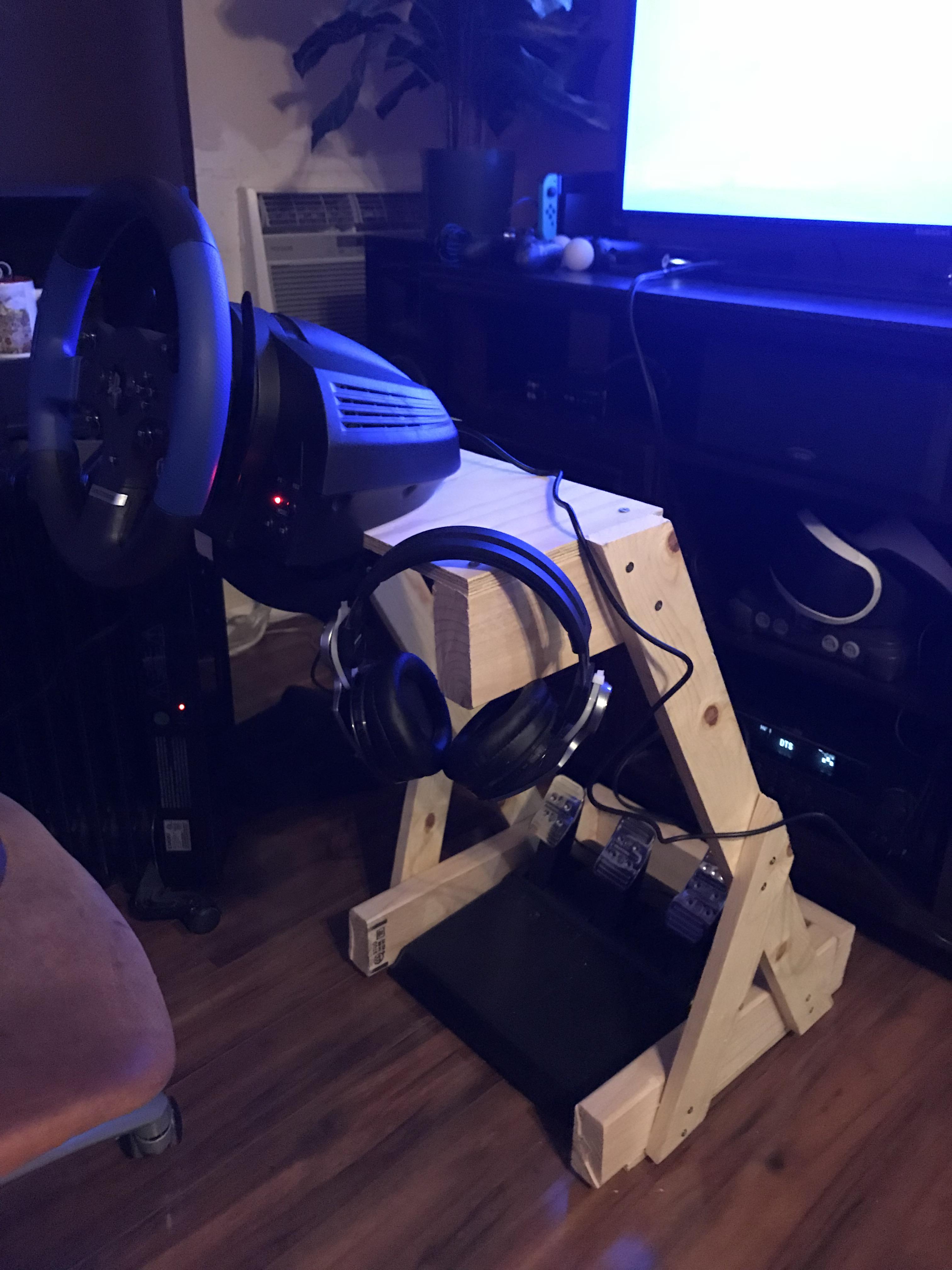 So I built my own Wheel Stand today.... r/simracing