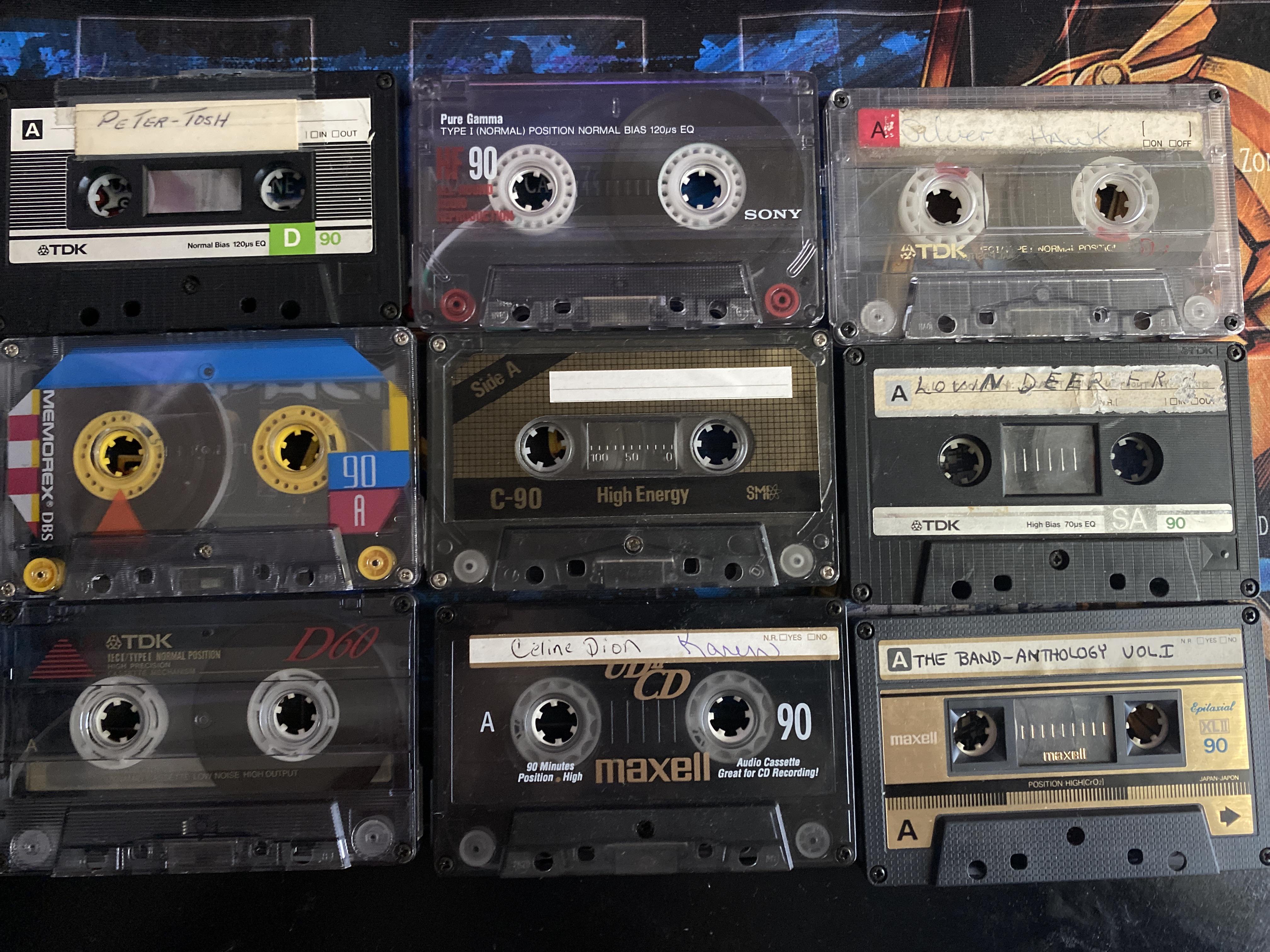 does anyone know anything about these tapes, found them each at my
