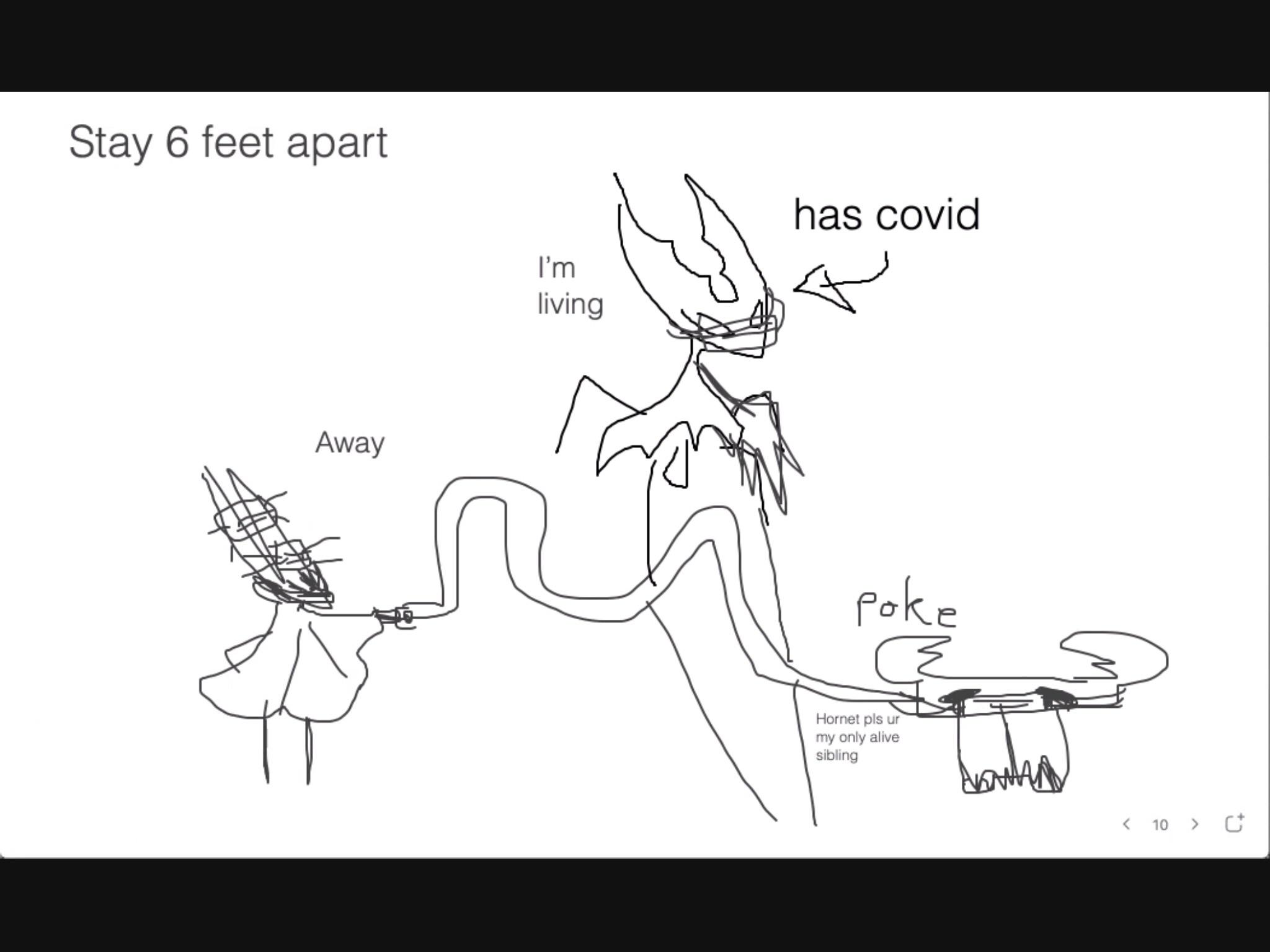 6 feet apart r/HollowKnightMemes