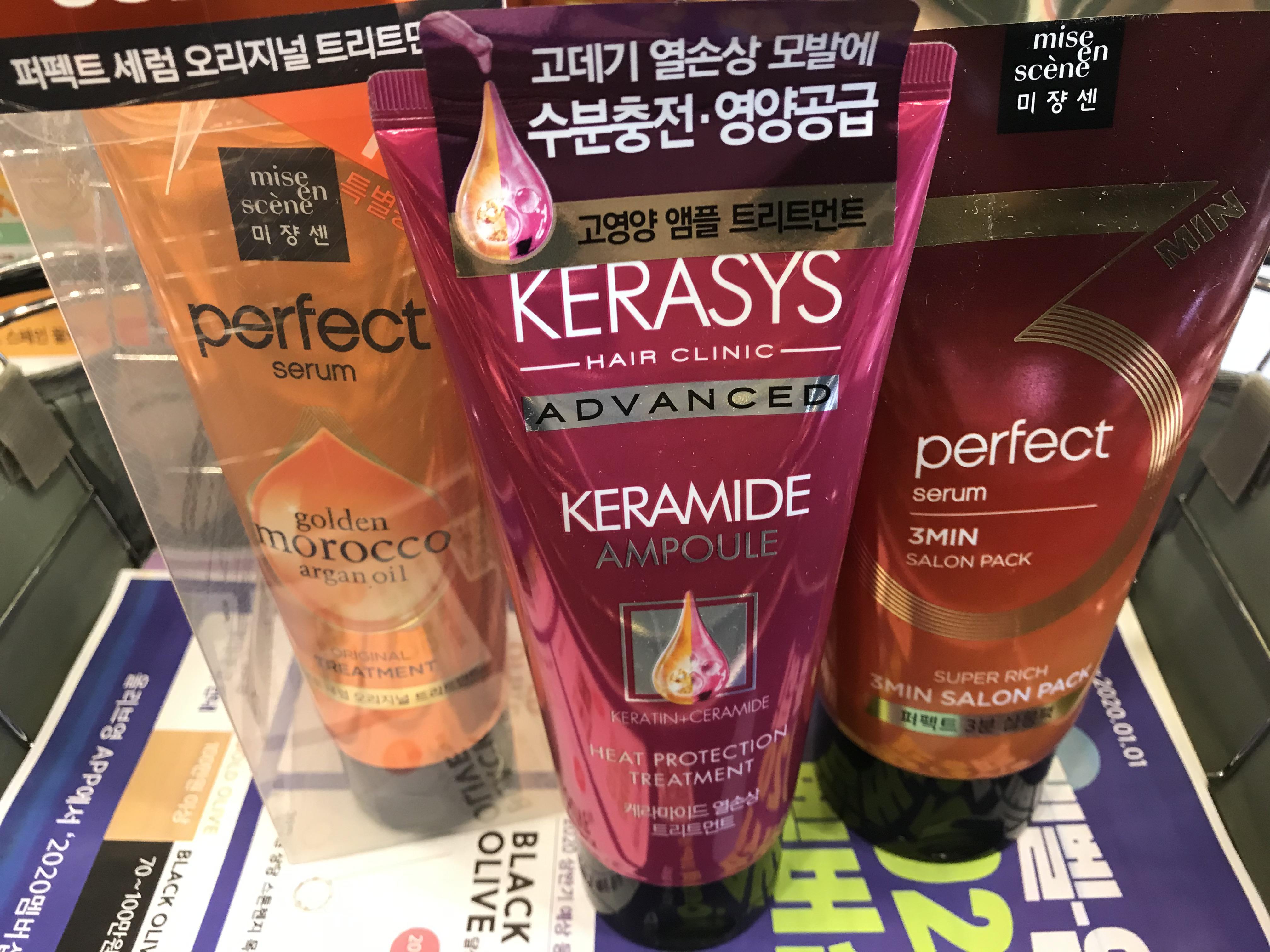 Bought some hair products for my gf in Korea, can she use them all