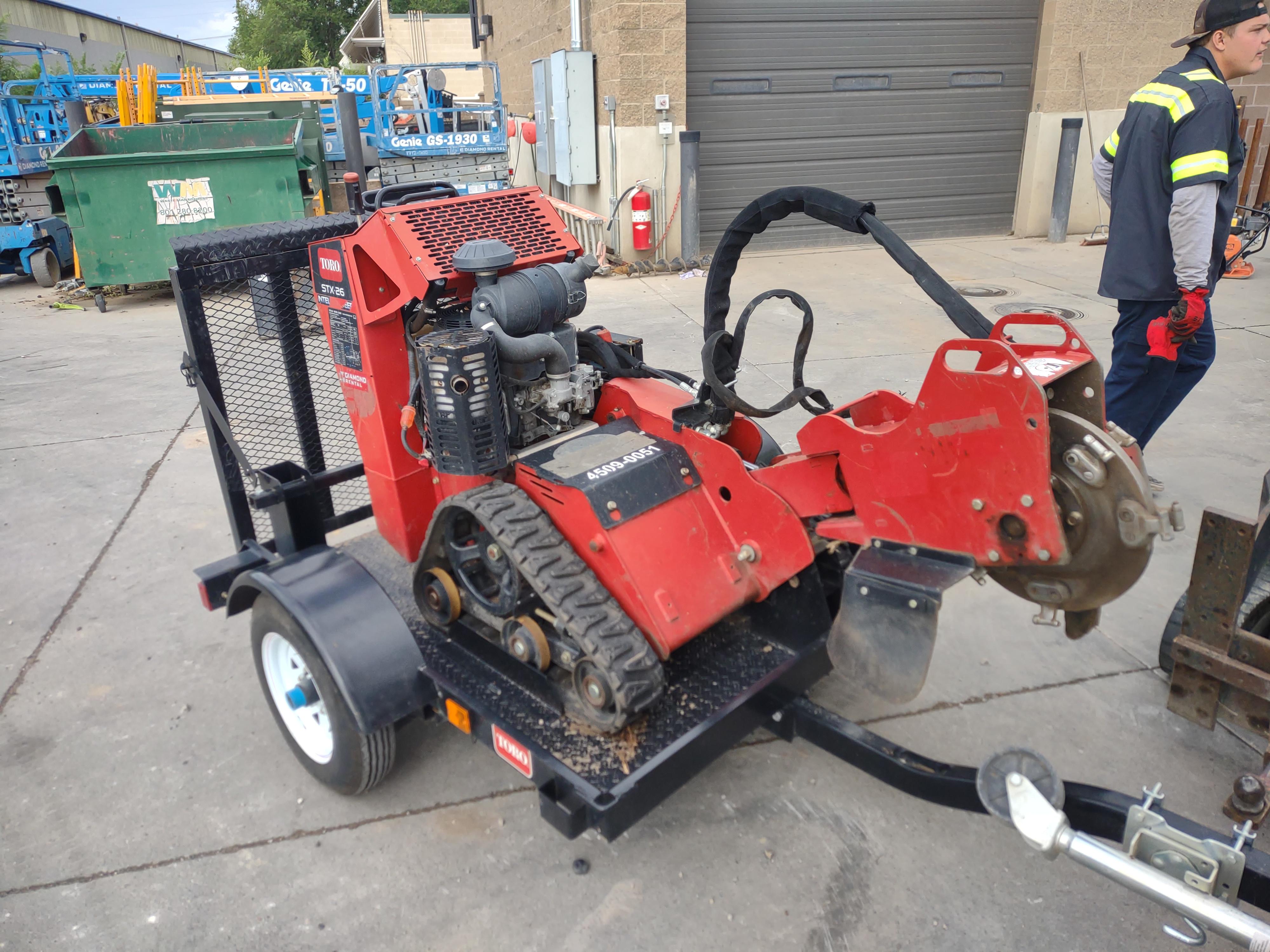 This hydrolic stump grinder. Best tool I've ever used. r/Skookum