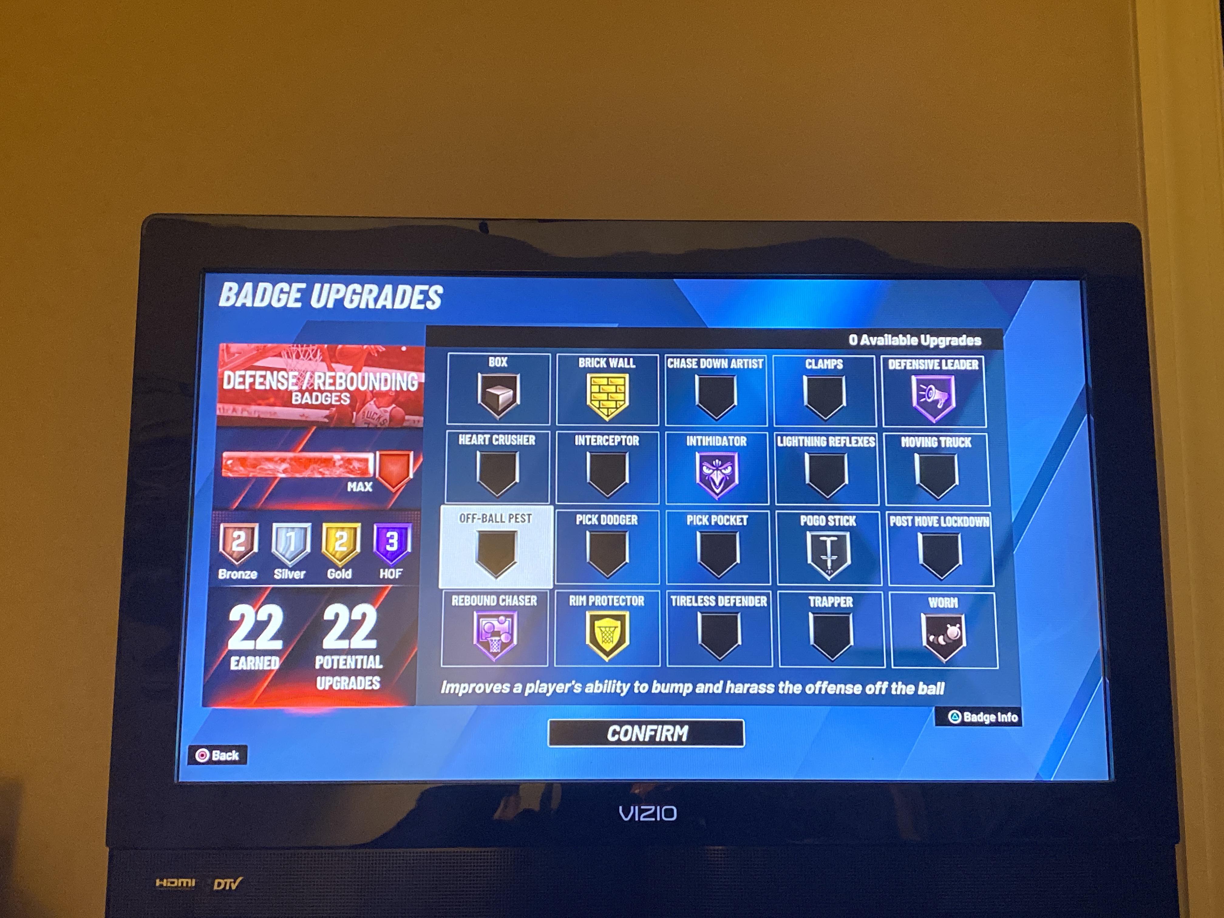 Badges on my 95 shooting glass lock. Suggestions? r/NBA2k