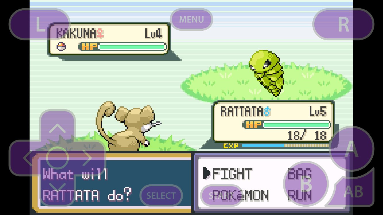 [Pokémon Ultra Violet ROM Hack POC] Not even 30 minutes after my last