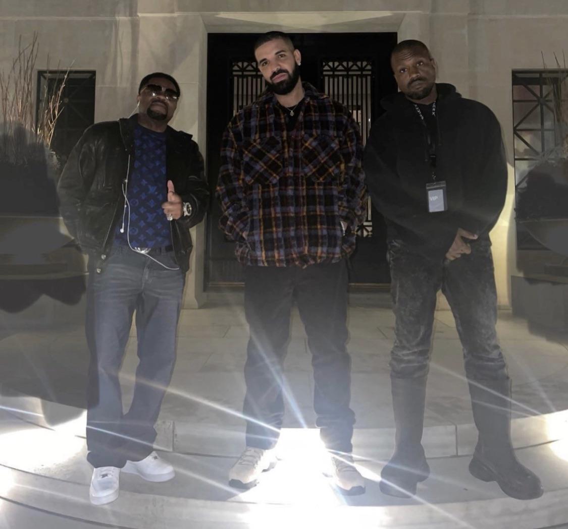 A year ago today, J. Prince got Drake & Kanye together to squash their beef at Drake’s house in