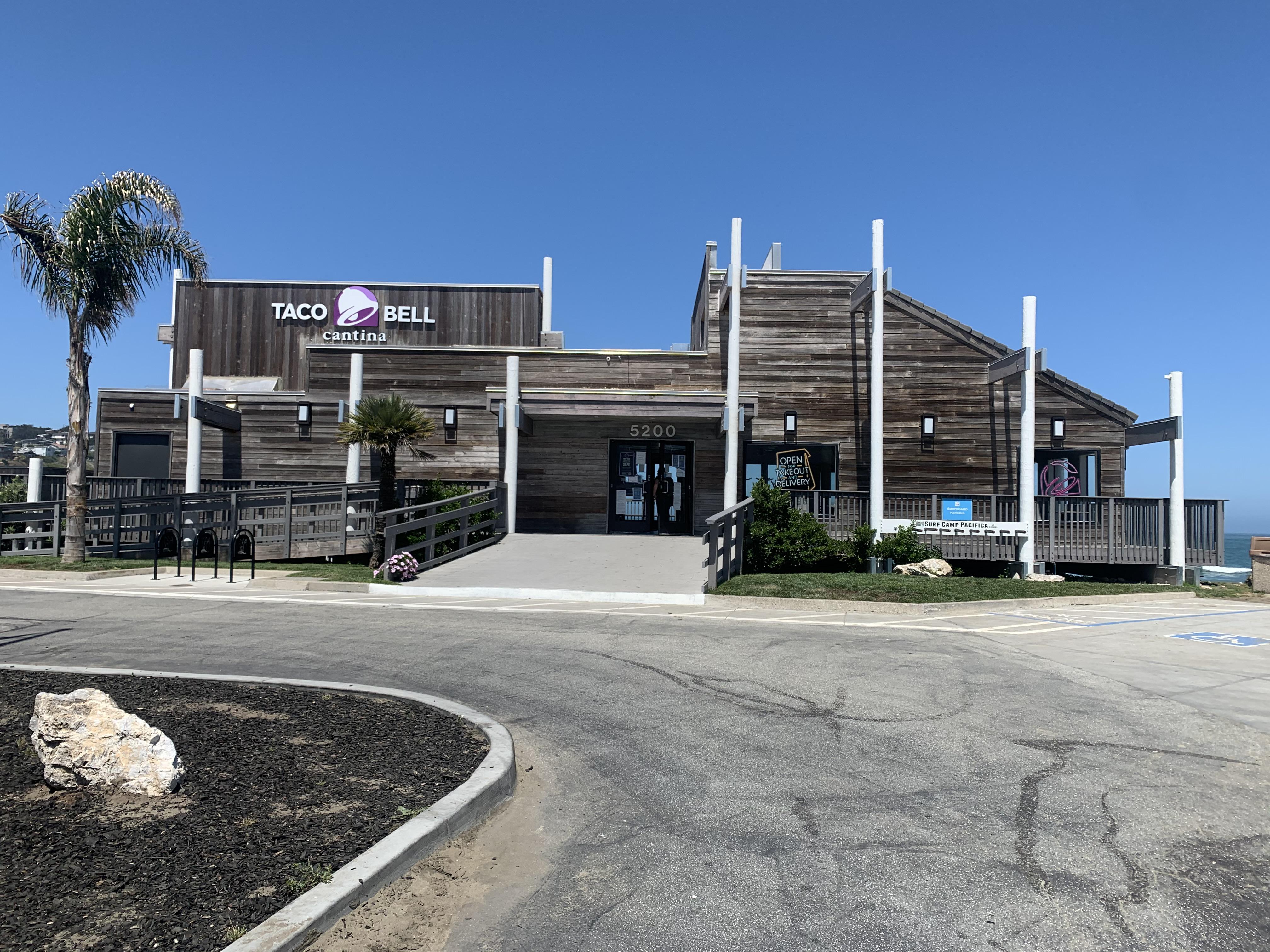 Went to the most beautiful Taco Bell Cantina on the beach today. Baja