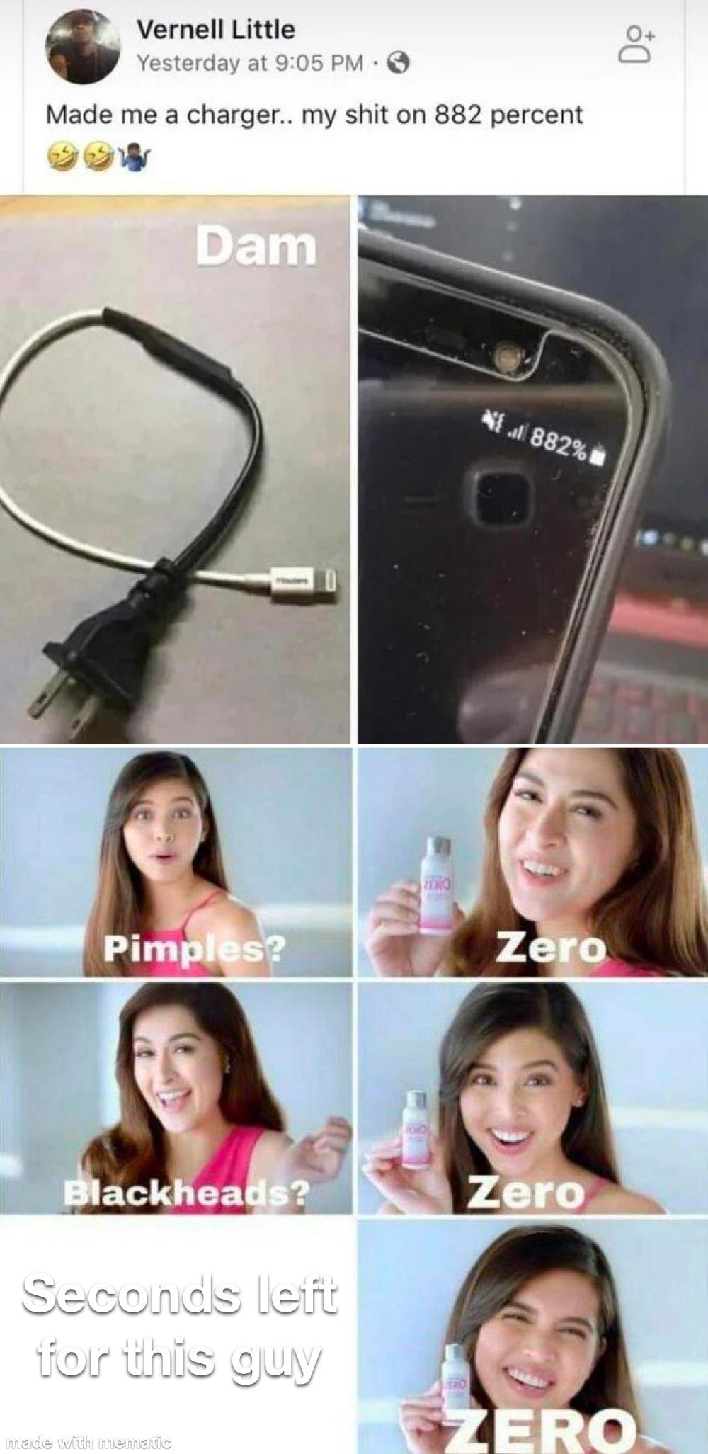 This is obviously a joke but imagine how inflated that battery in the