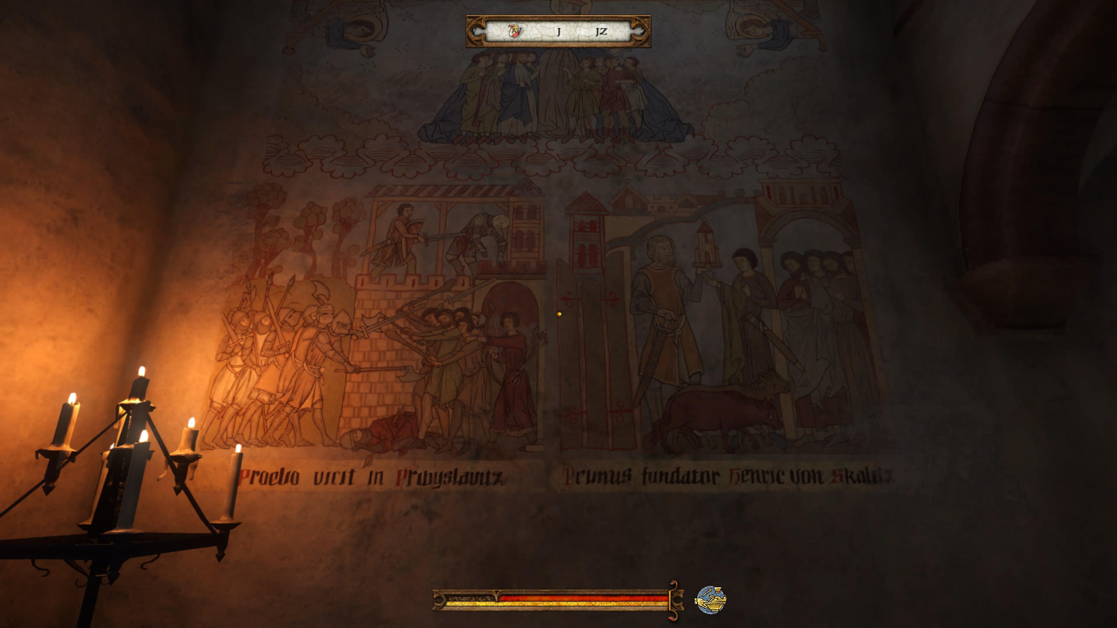 Love this little detail in the church of Pribyslavitz!