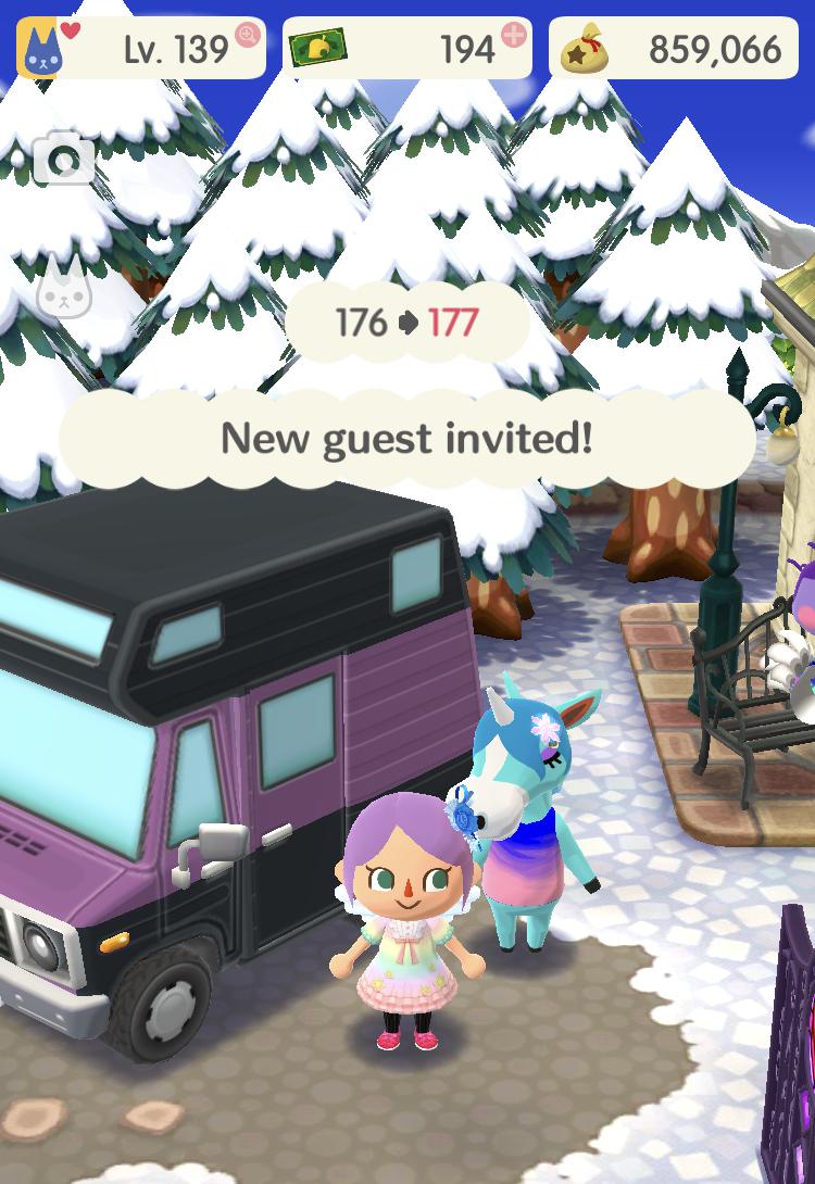 Finally! I’ve finally invited every villager to my camp by crafting